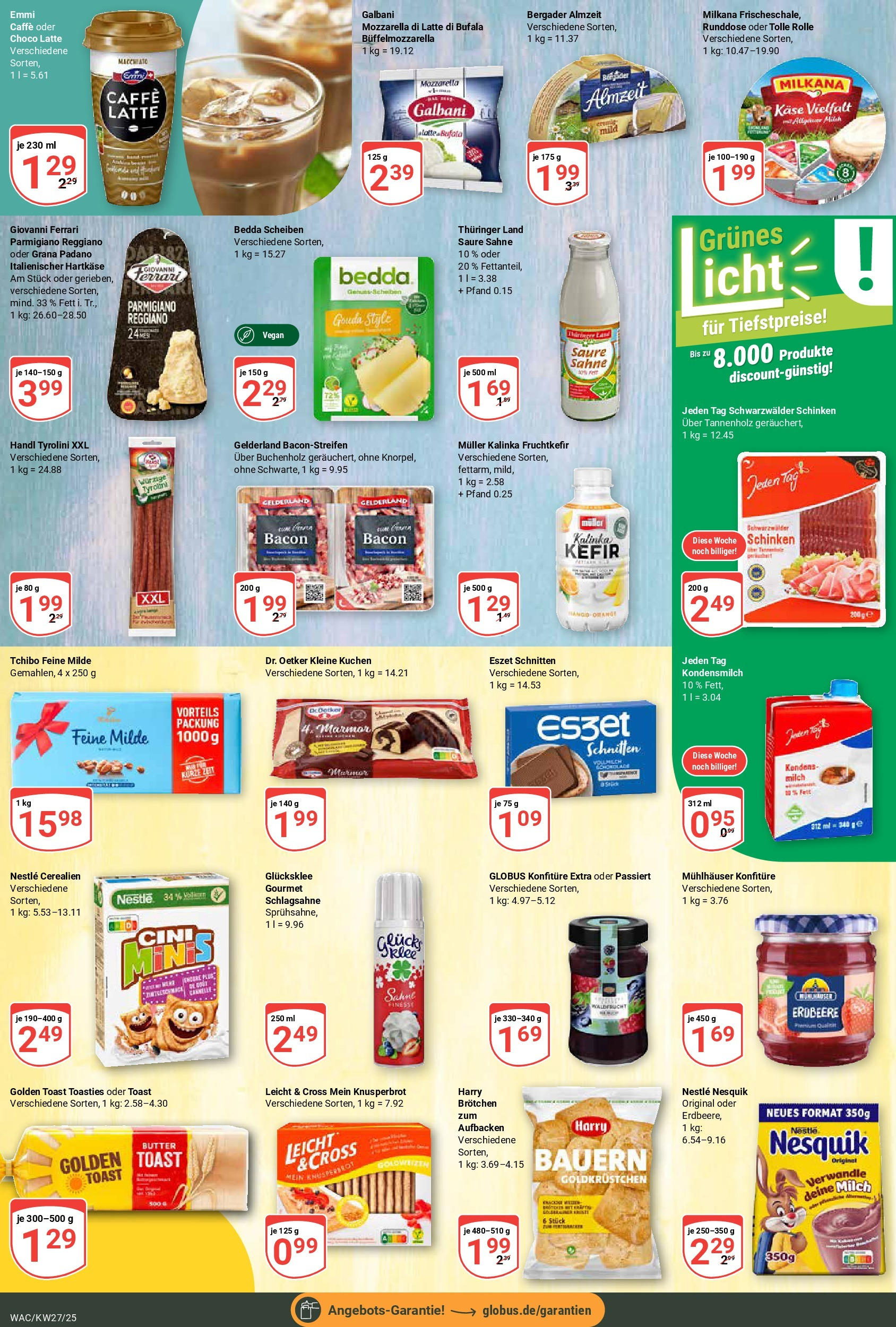 Globus prospekt Markkleeberg	 (ab 29.06.2025) » Angebote online | Seite: 14 | Produkte: Kefir, Milkana, Gouda, Salami