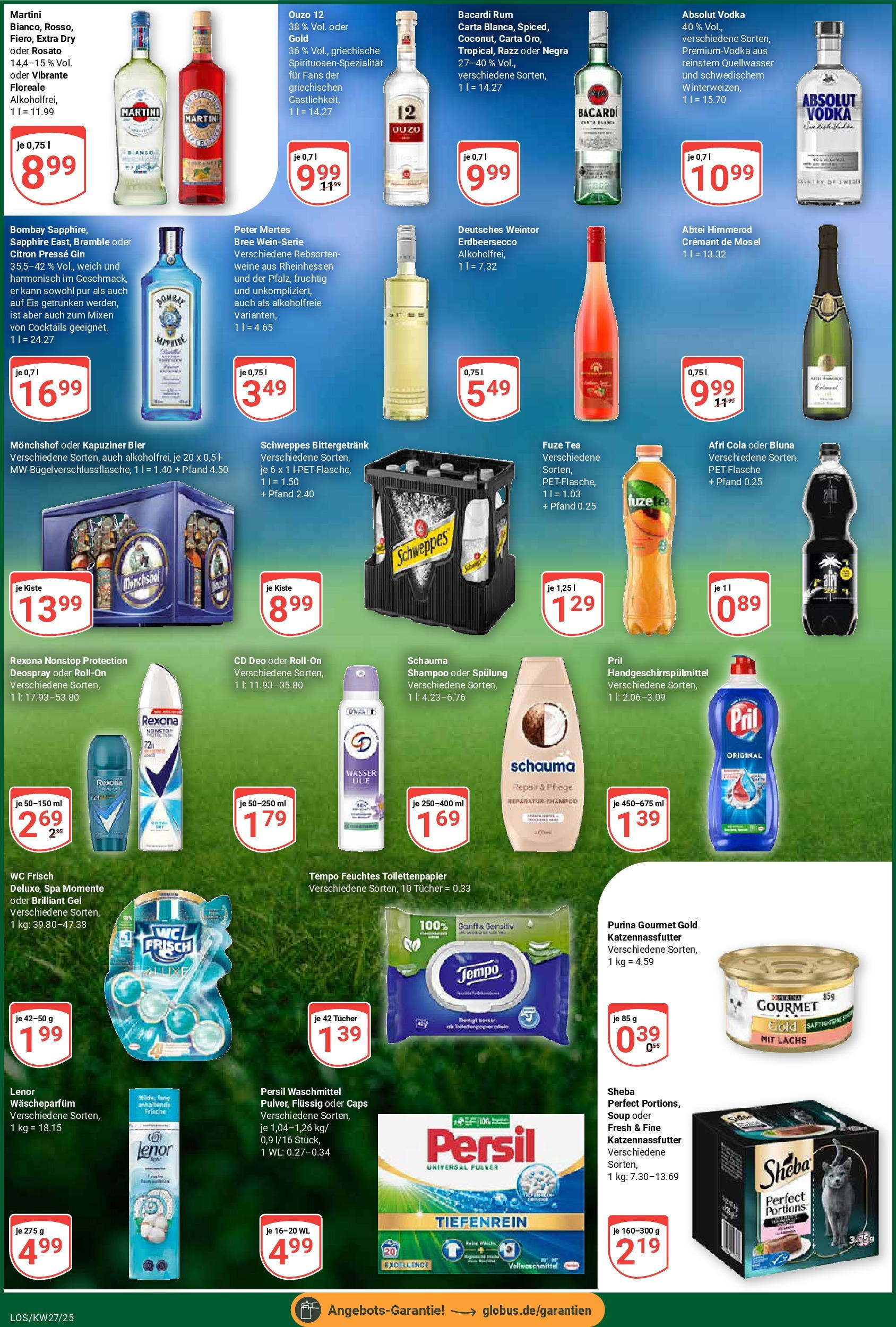 Globus prospekt Losheim Am See	 (ab 29.06.2025) » Angebote online | Seite: 9 | Produkte: Lachs, Deospray, Persil, Toilettenpapier