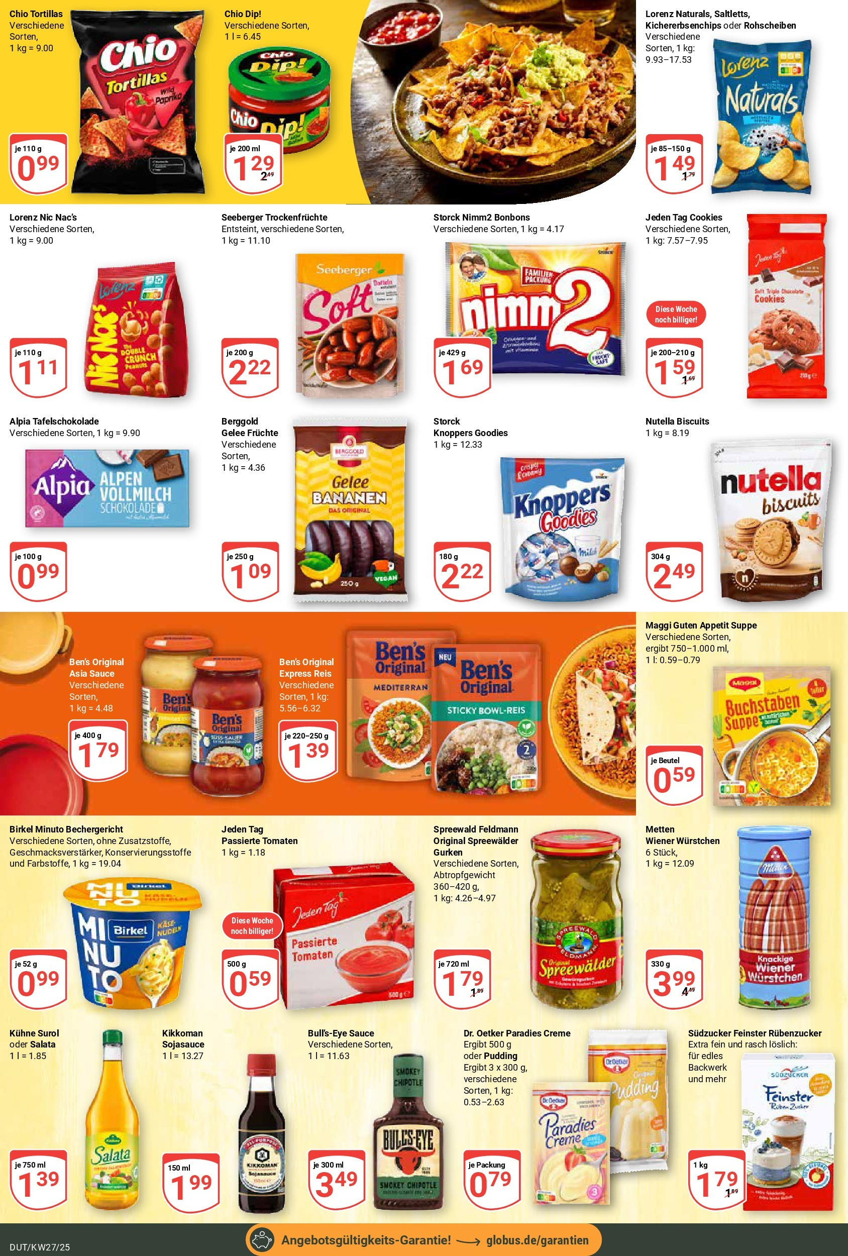 Globus prospekt Wetzlar-Dutenhofen	 (ab 29.06.2025) » Angebote online | Seite: 20 | Produkte: Käse, Pudding, Nutella, Reis