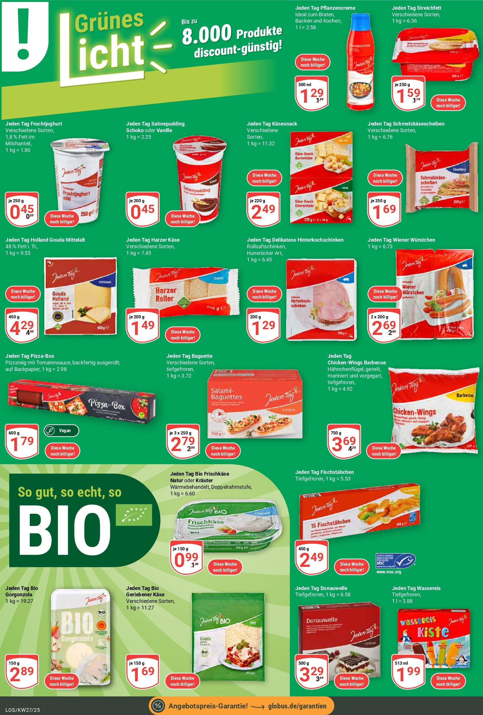 Globus prospekt Losheim Am See	 (ab 29.06.2025) » Angebote online | Seite: 13 | Produkte: Baguette, Fischstabchen, Pizza, Frischkase