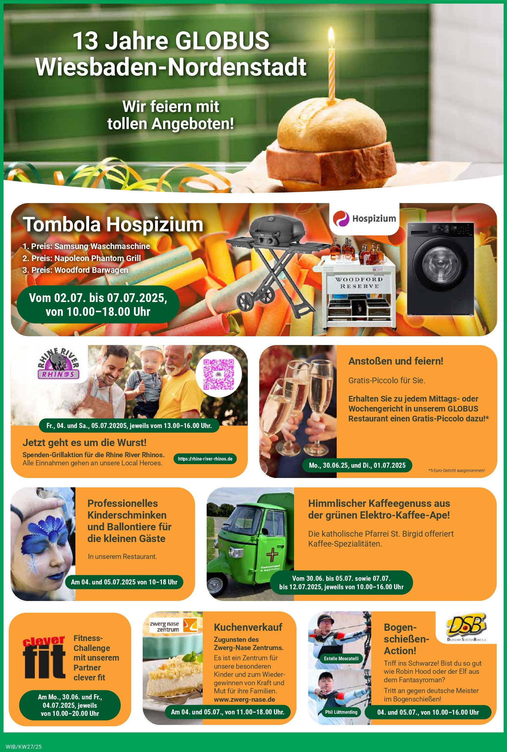Globus prospekt Wiesbaden-Nordenstadt	 (ab 29.06.2025) » Angebote online | Seite: 7 | Produkte: Barwagen, Waschmaschine, Samsung, Uhr