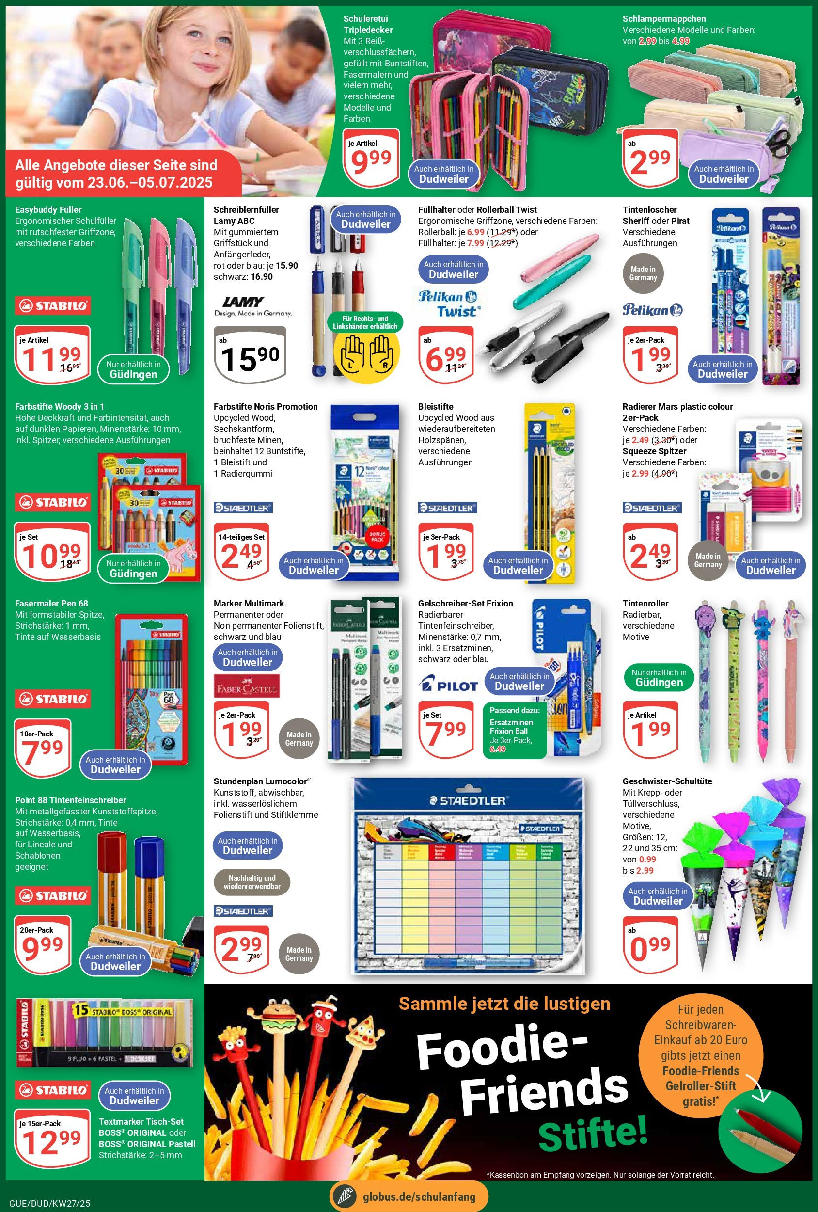 Globus prospekt Saarbrücken-Dudweiler	 (ab 29.06.2025) » Angebote online | Seite: 2 | Produkte: Mars, Highlighter