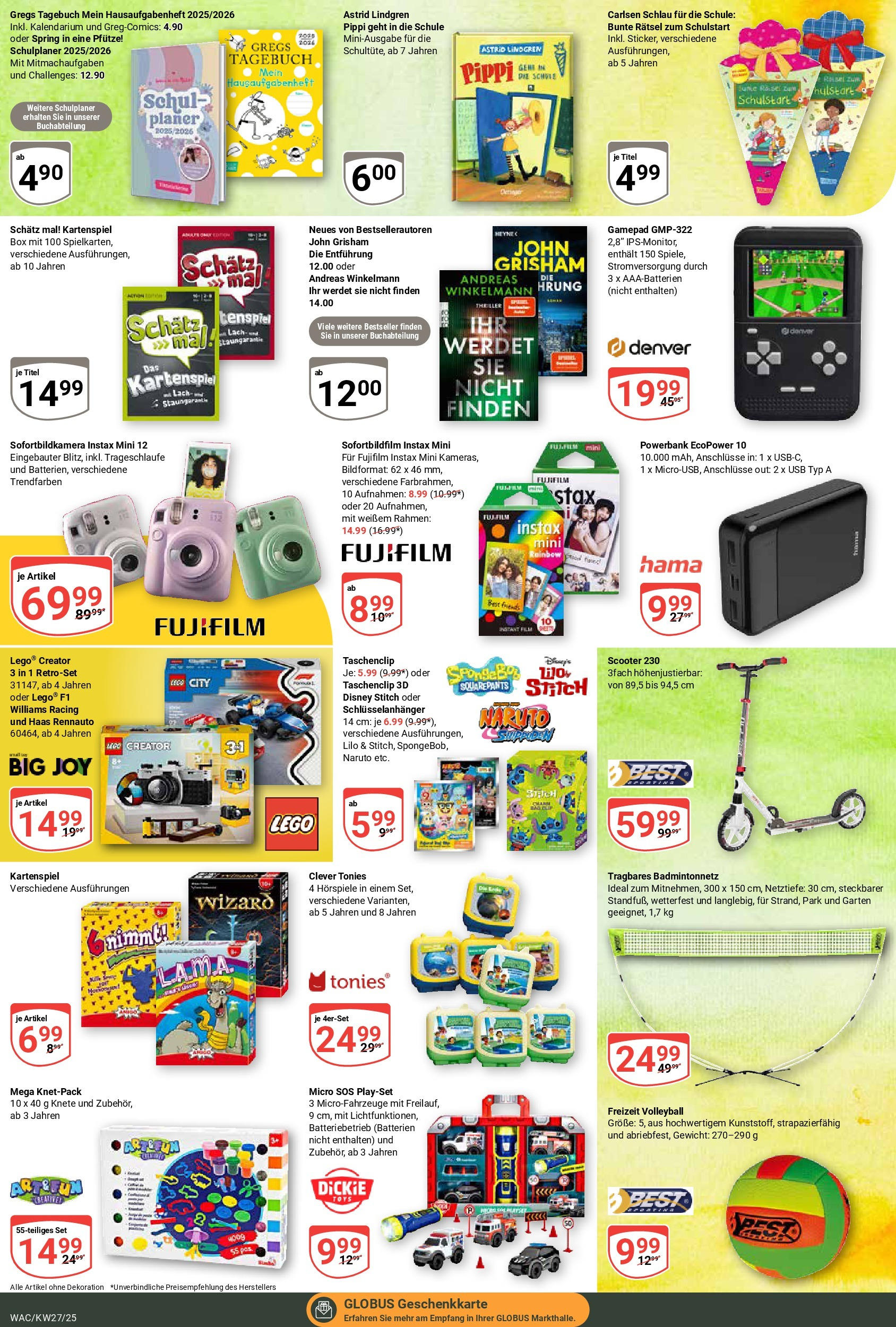 Globus prospekt Markkleeberg	 (ab 29.06.2025) » Angebote online | Seite: 27 | Produkte: USB, Gewicht, Batterien, Box
