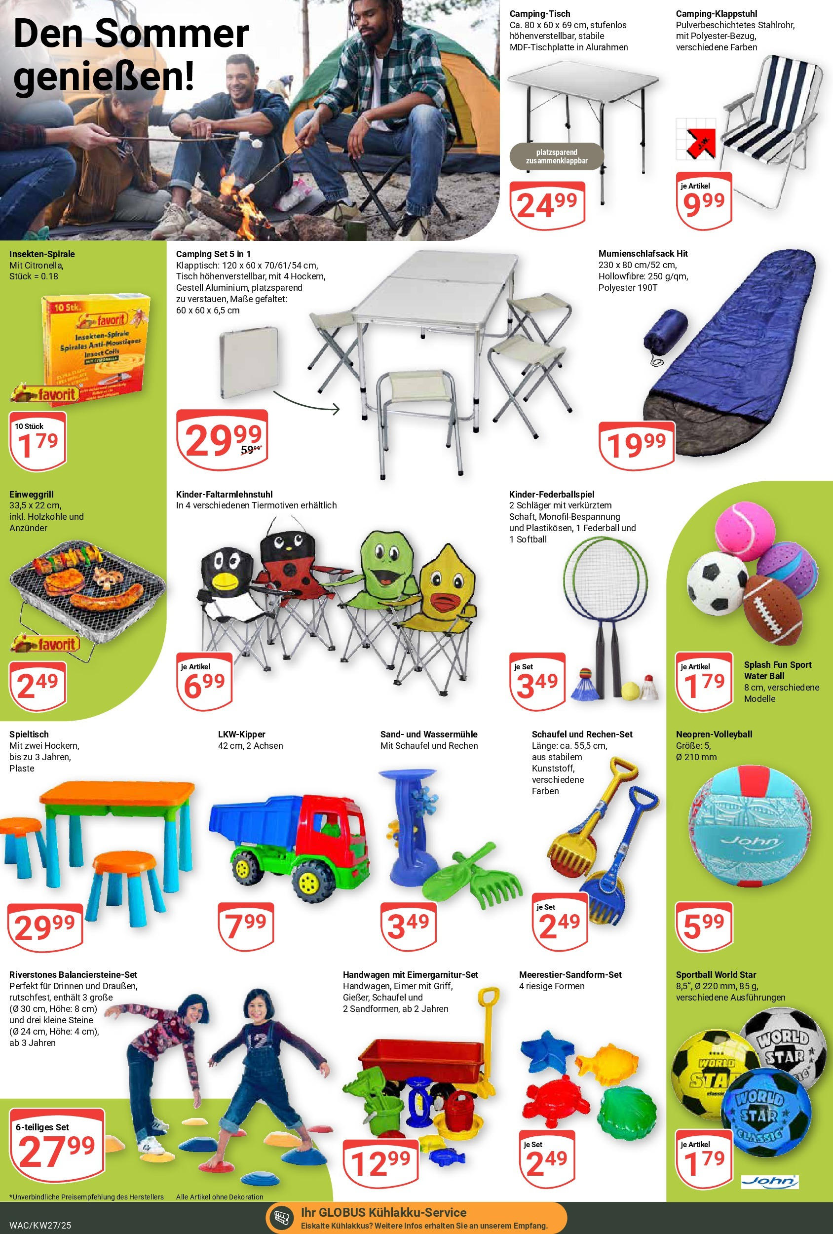 Globus prospekt Markkleeberg	 (ab 29.06.2025) » Angebote online | Seite: 28 | Produkte: Grill, Tisch, Volleyball
