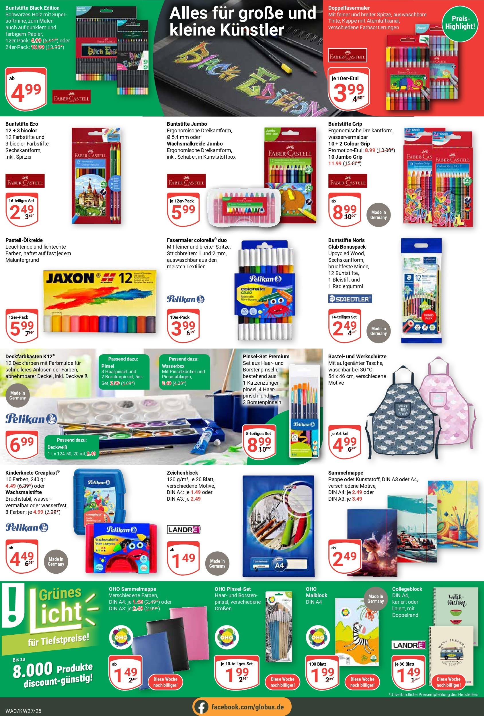 Globus prospekt Markkleeberg	 (ab 29.06.2025) » Angebote online | Seite: 30 | Produkte: Pinsel, Wasser, Notebook, Kappe
