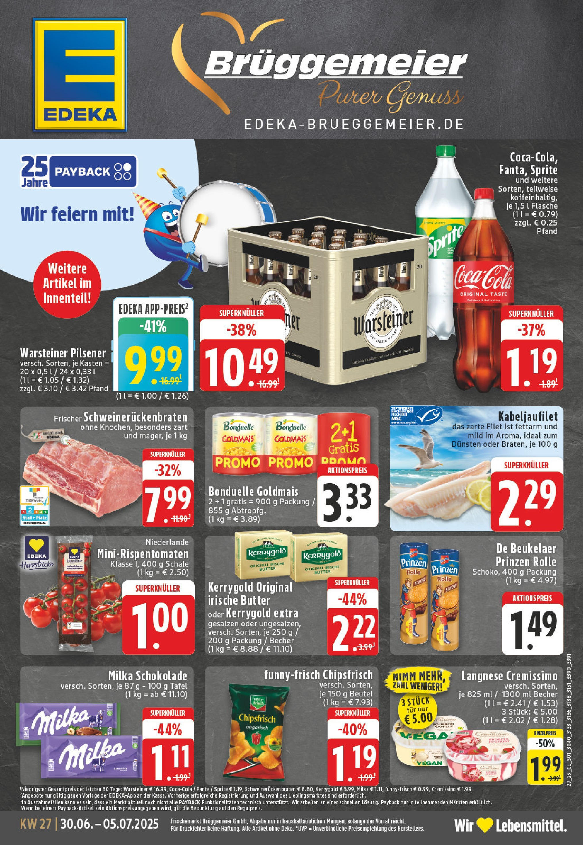 Edeka prospekt Kevelaer	 (ab 29.06.2025) » Angebote Online | Seite: 1
