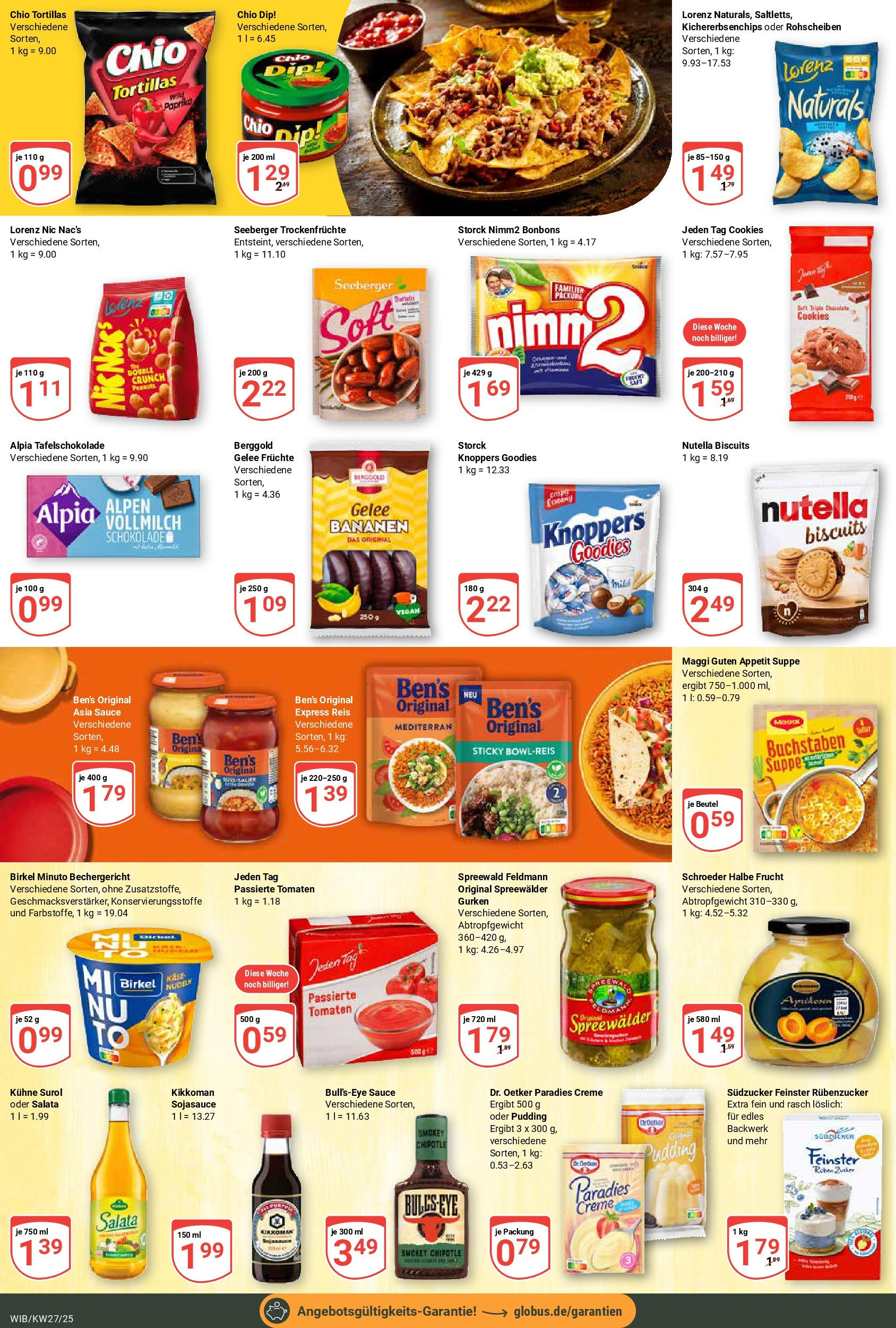 Globus prospekt Wiesbaden-Nordenstadt	 (ab 29.06.2025) » Angebote online | Seite: 23 | Produkte: Maggi, Dressing, Knoppers, Gurken