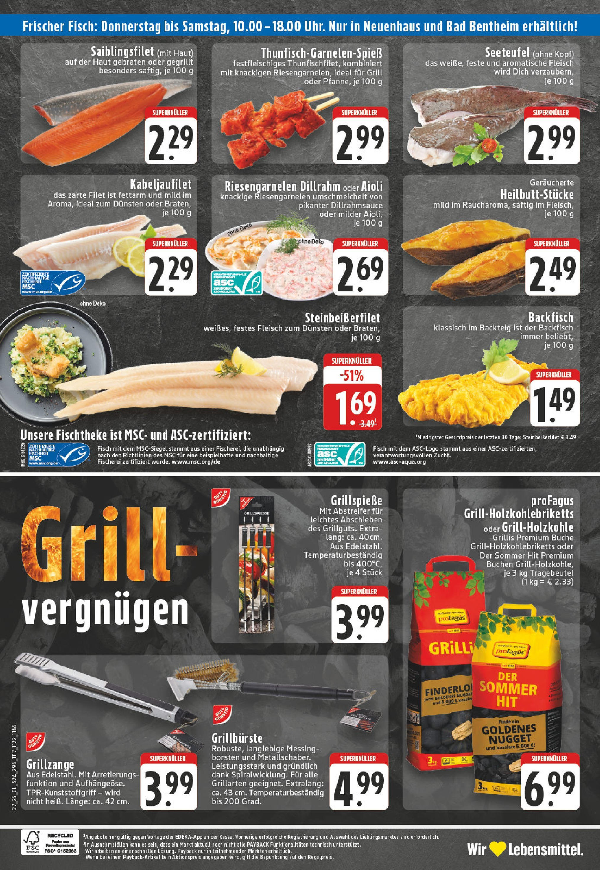 Edeka prospekt Ochtrup	 (ab 29.06.2025) » Angebote Online | Seite: 24 | Produkte: Grill, Bad, Fisch, Fleisch