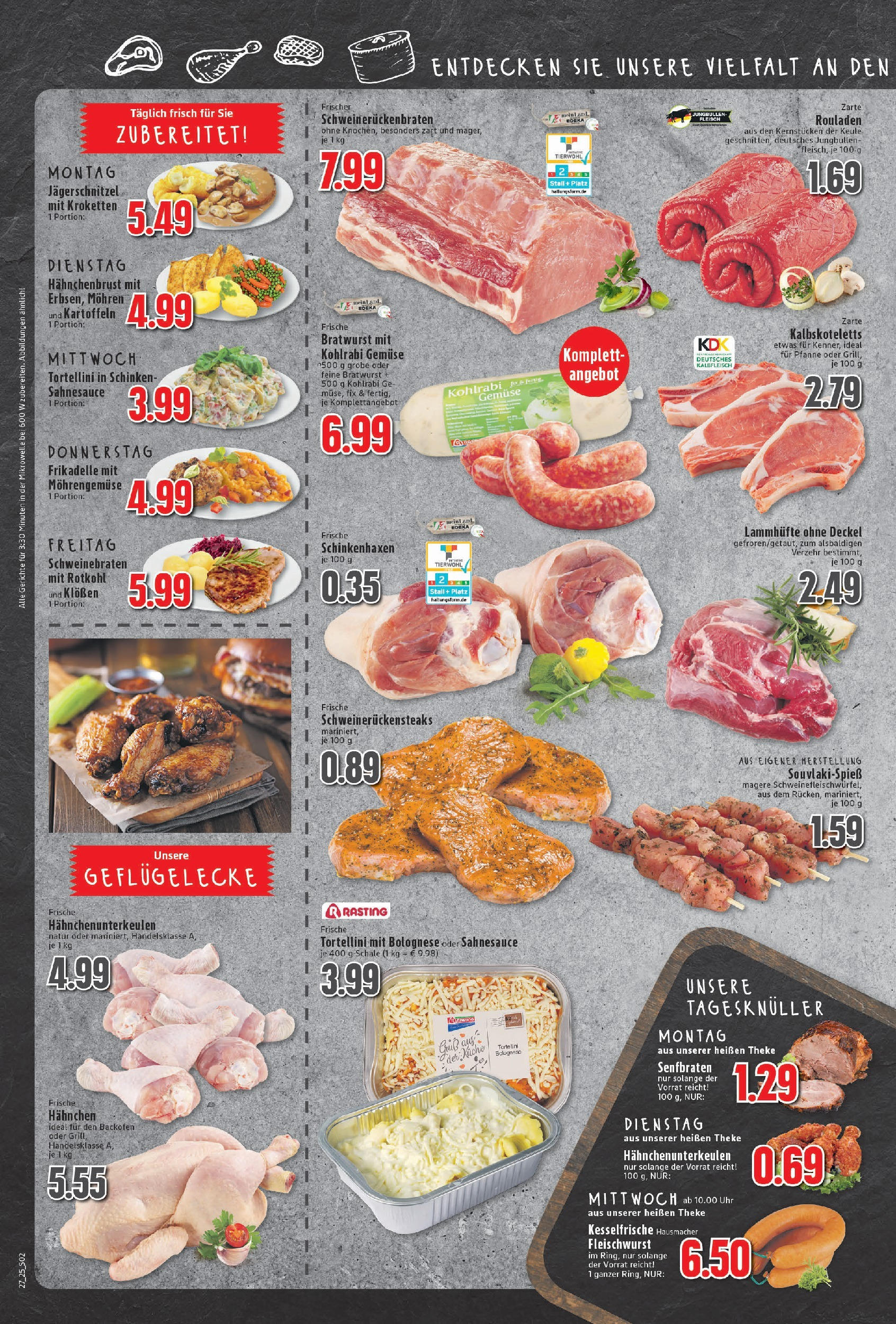 Edeka prospekt Neukirchen-Vluyn	 (ab 29.06.2025) » Angebote Online | Seite: 2 | Produkte: Kohlrabi, Mohren, Kartoffeln, Fleisch