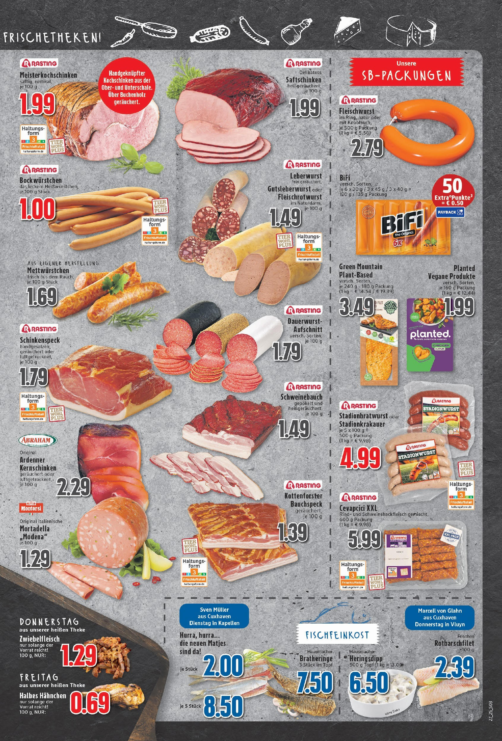 Edeka prospekt Neukirchen-Vluyn	 (ab 29.06.2025) » Angebote Online | Seite: 3 | Produkte: Schweinebauch, Bifi, Tür, Cevapcici
