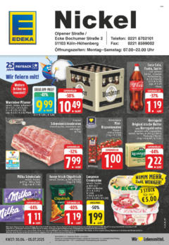 Edeka prospekt Köln	 gültig ab dem 29.06.2025