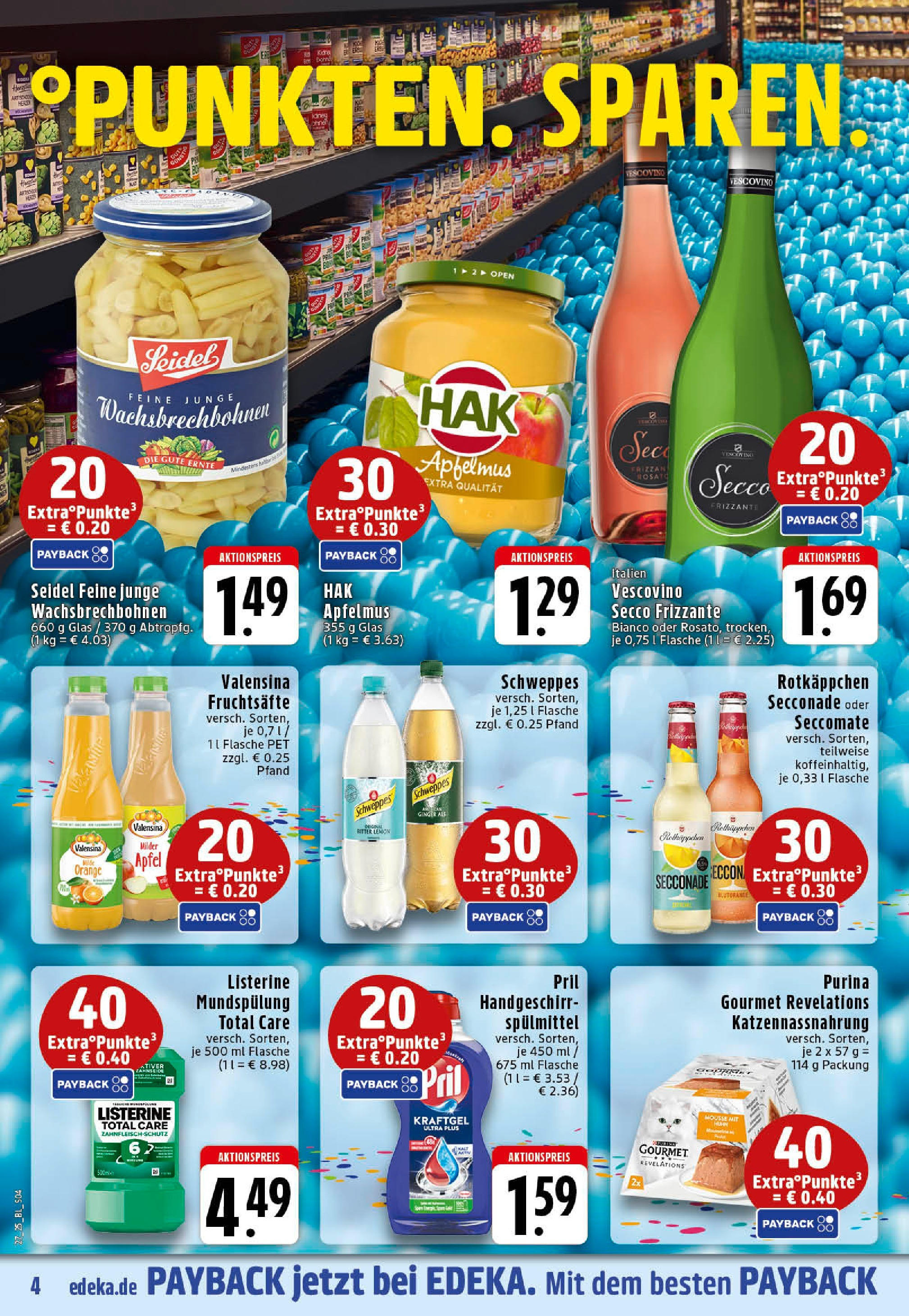 Edeka prospekt Mettingen	 (ab 29.06.2025) » Angebote Online | Seite: 4 | Produkte: Äpfel, Valensina, Pril, Listerine