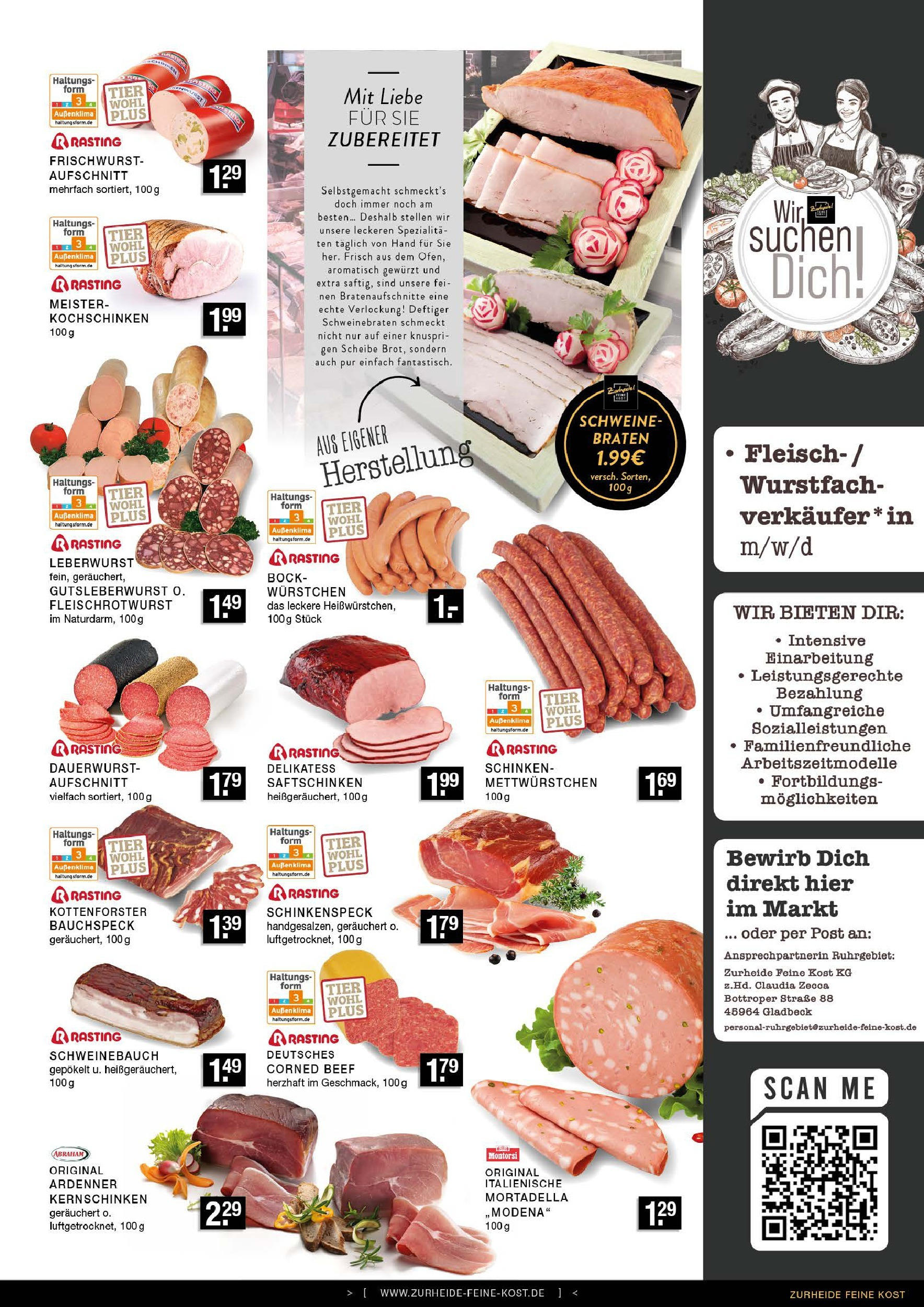Edeka prospekt Essen	 (ab 29.06.2025) » Angebote Online | Seite: 3 | Produkte: Schweinebauch, Schinken, Fleisch