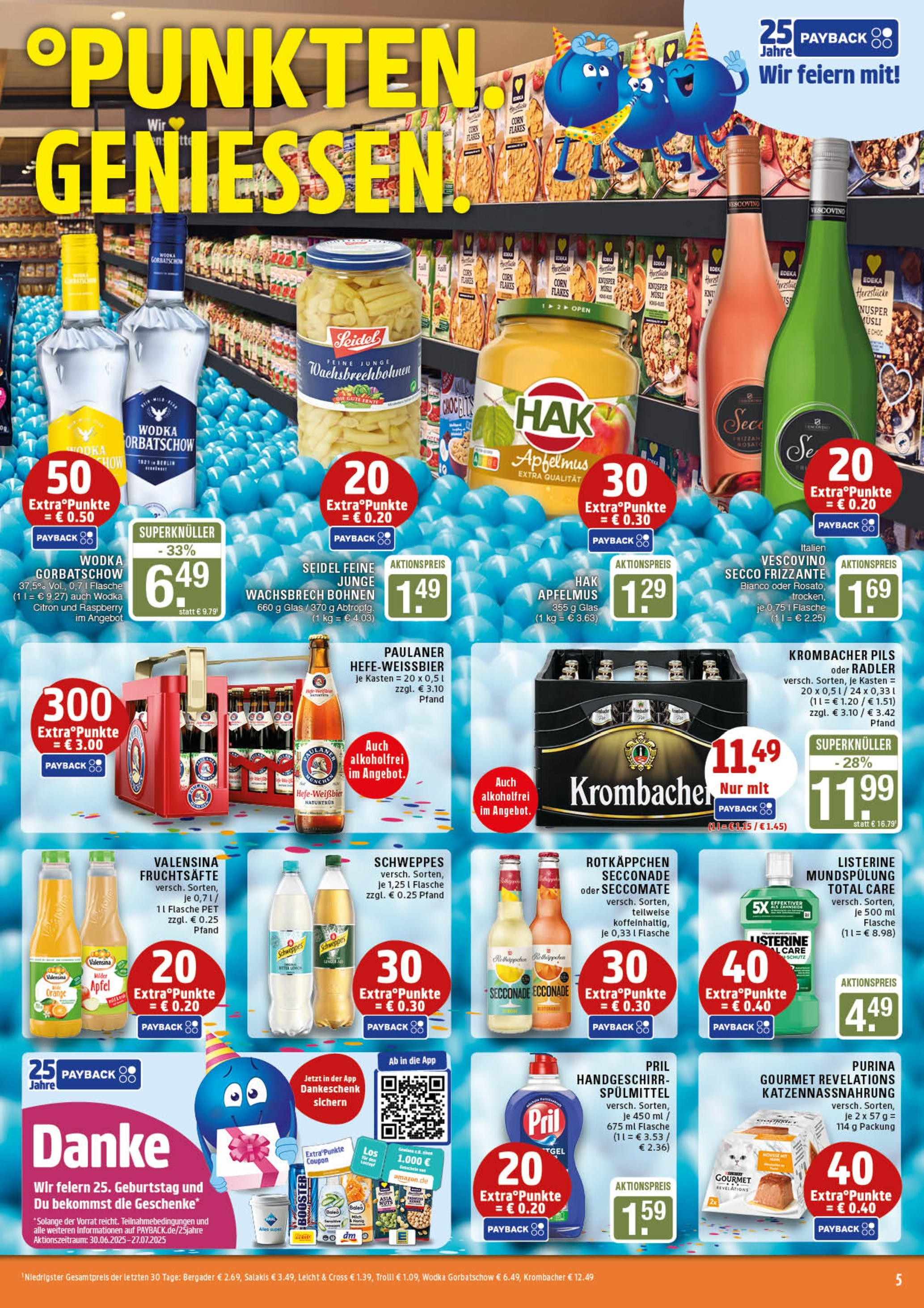 Edeka prospekt Marl	 (ab 29.06.2025) » Angebote Online | Seite: 5 | Produkte: Musli, Krombacher, Paulaner, Listerine