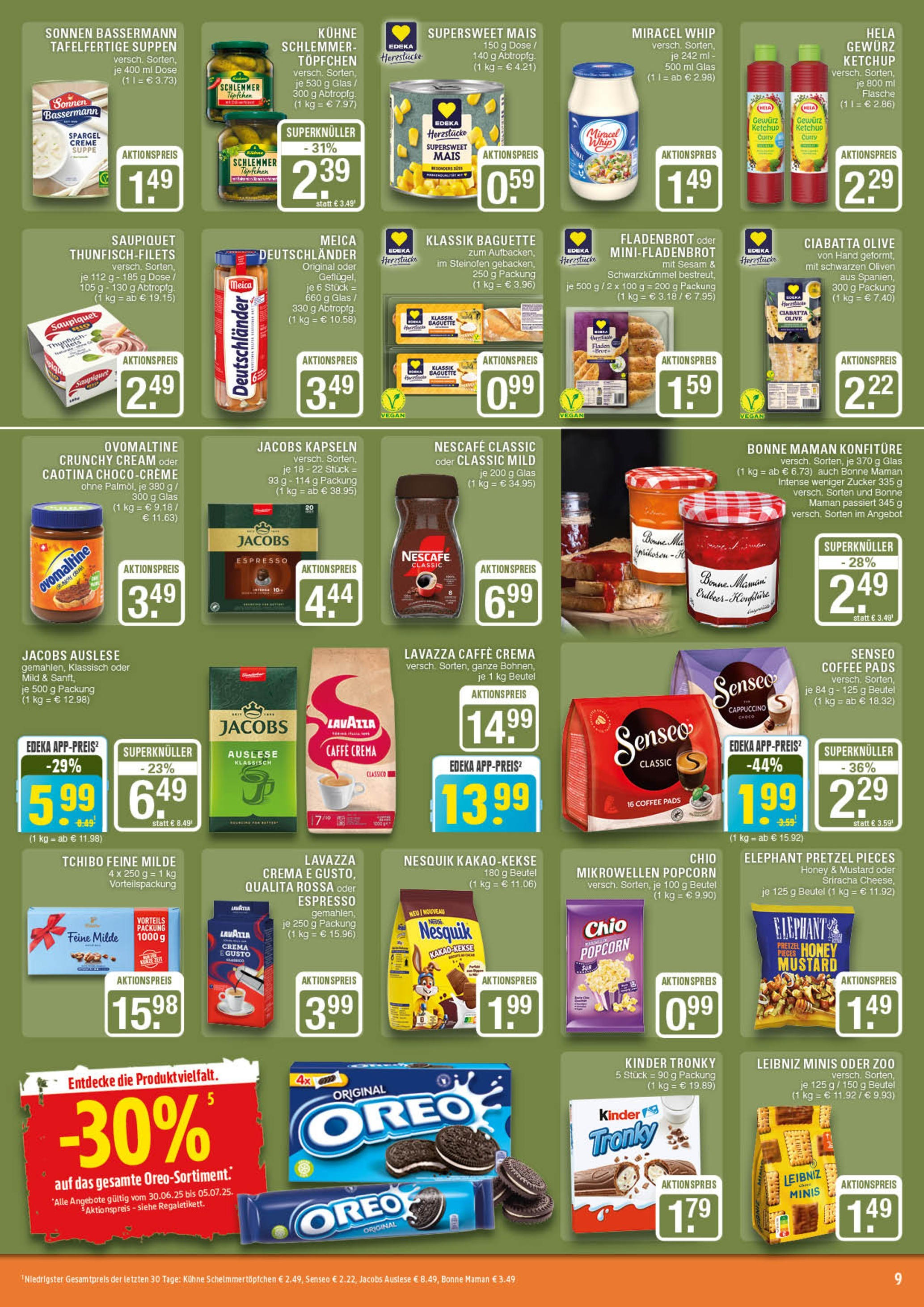 Edeka prospekt Marl	 (ab 29.06.2025) » Angebote Online | Seite: 9 | Produkte: Nescafe, Dressing, Baguette, Spargel