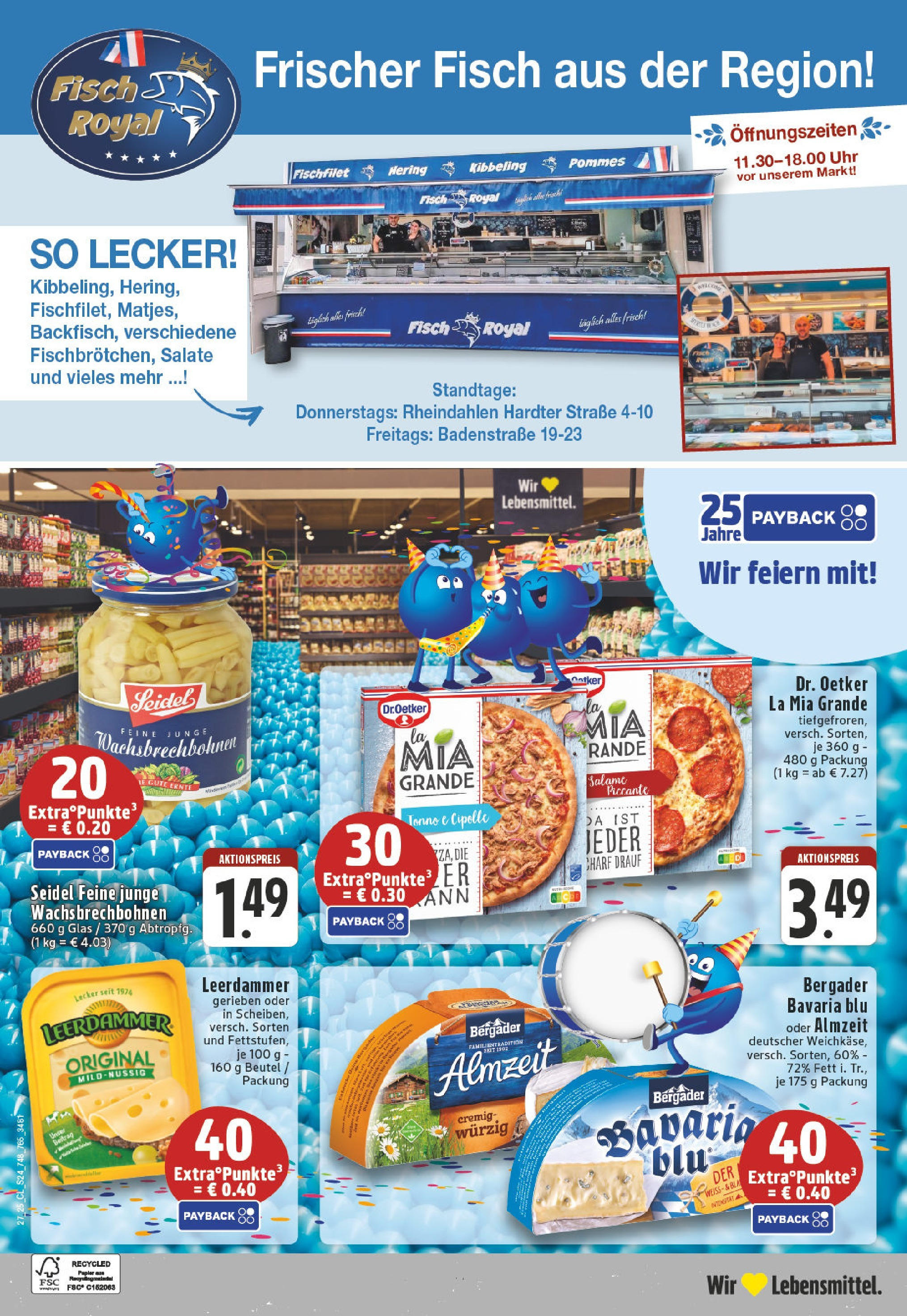 Edeka prospekt Mönchengladbach-Rheydt	 (ab 29.06.2025) » Angebote Online | Seite: 24 | Produkte: Pommes, Leerdammer, Fisch, Salami