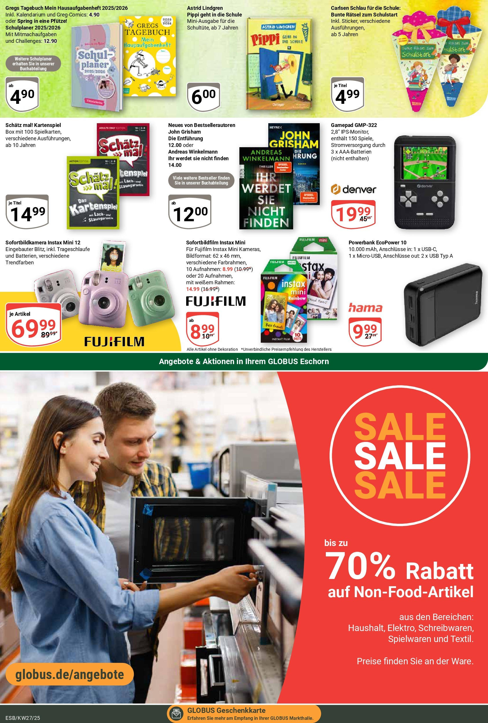 Globus prospekt Eschborn	 (ab 29.06.2025) » Angebote online | Seite: 26 | Produkte: USB, Box, Powerbank