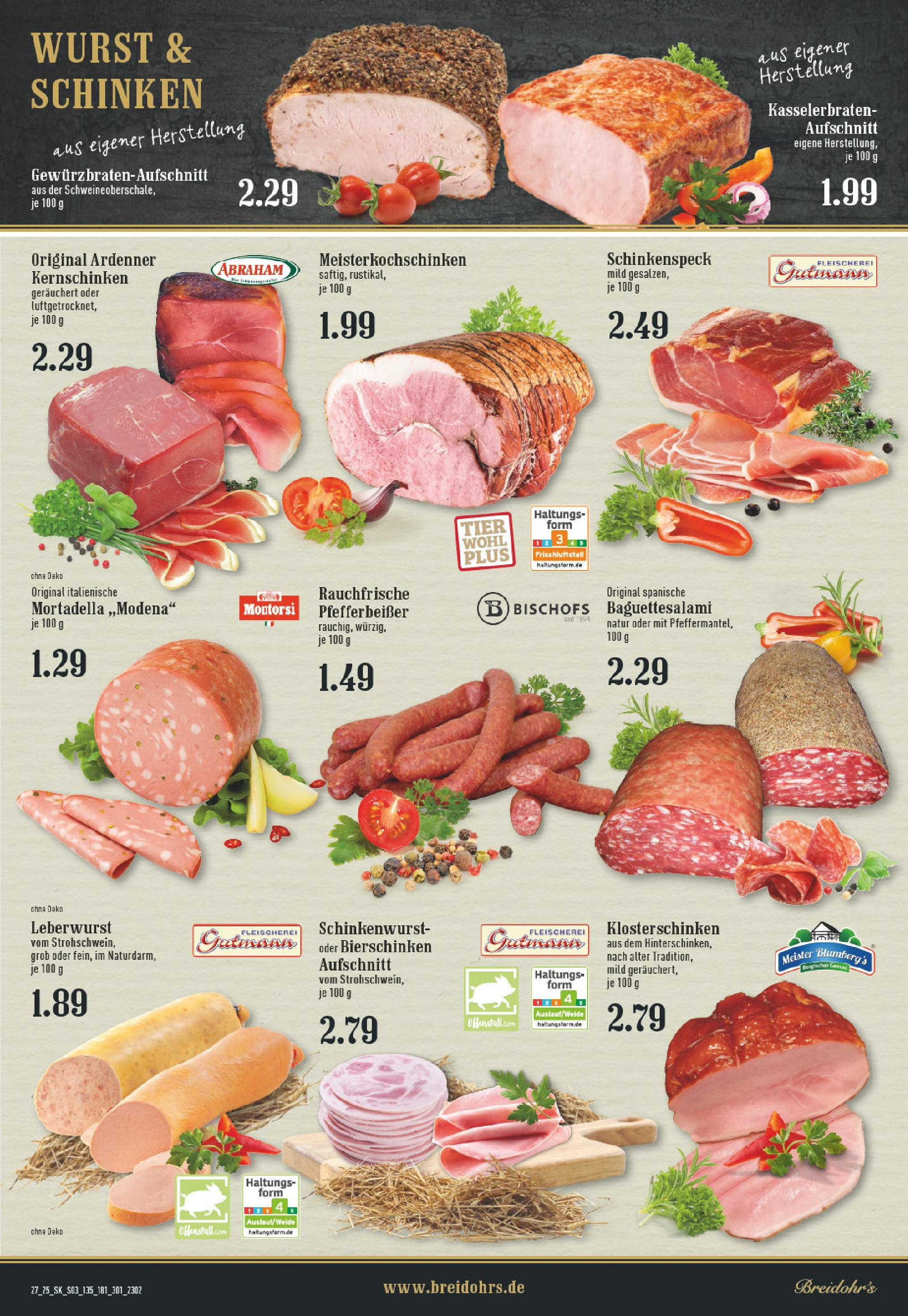 Edeka prospekt Hilden	 (ab 29.06.2025) » Angebote Online | Seite: 3 | Produkte: Wurst, Salami, Schinken