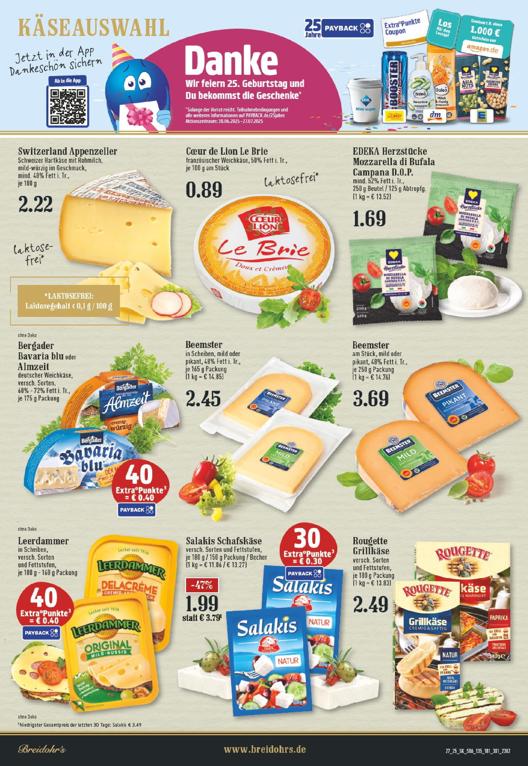 Edeka prospekt Hilden	 (ab 29.06.2025) » Angebote Online | Seite: 6 | Produkte: Creme, Paprika, Salakis, Schafskase