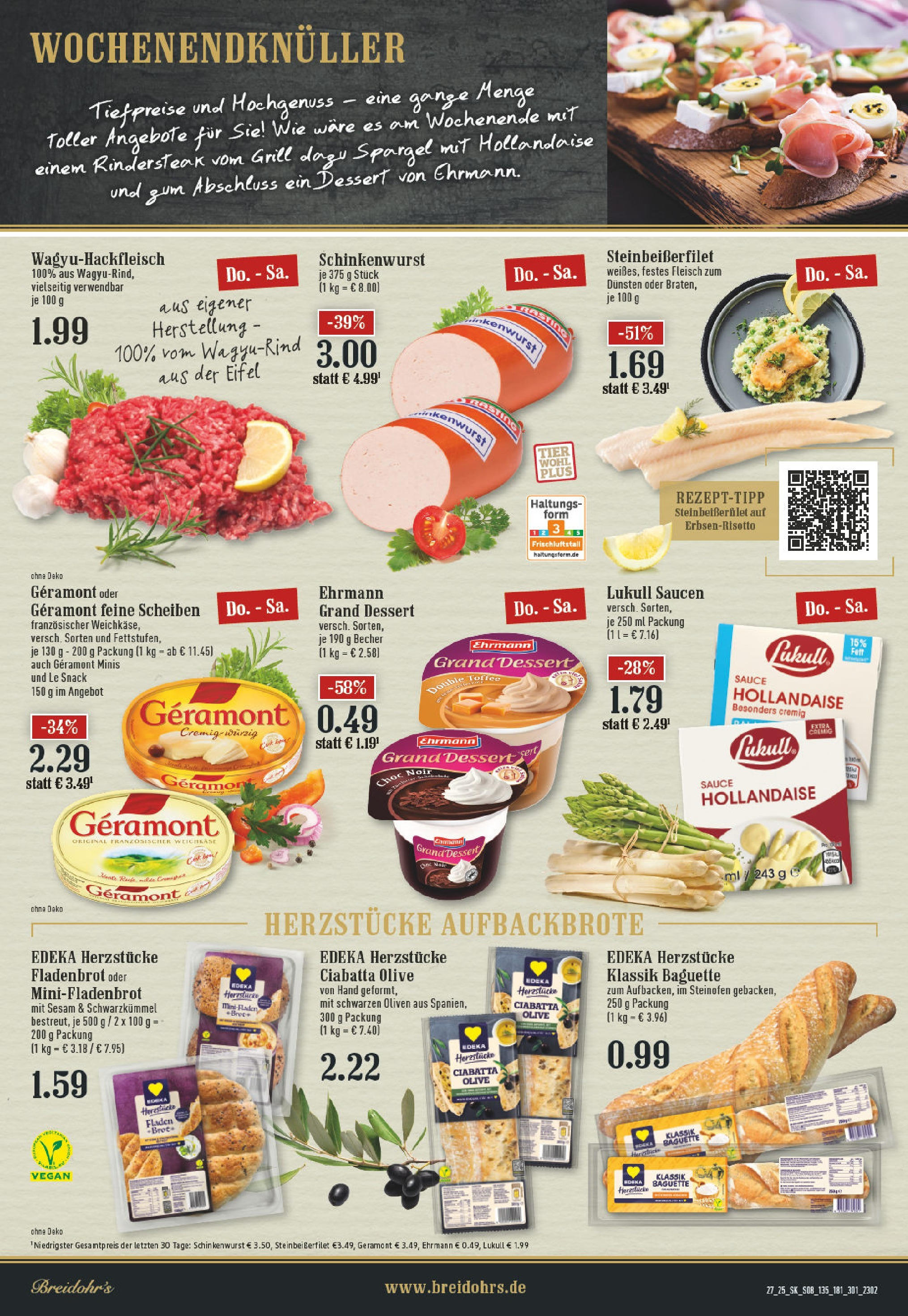 Edeka prospekt Hilden	 (ab 29.06.2025) » Angebote Online | Seite: 8 | Produkte: Grill, Geramont, Spargel, Fleisch