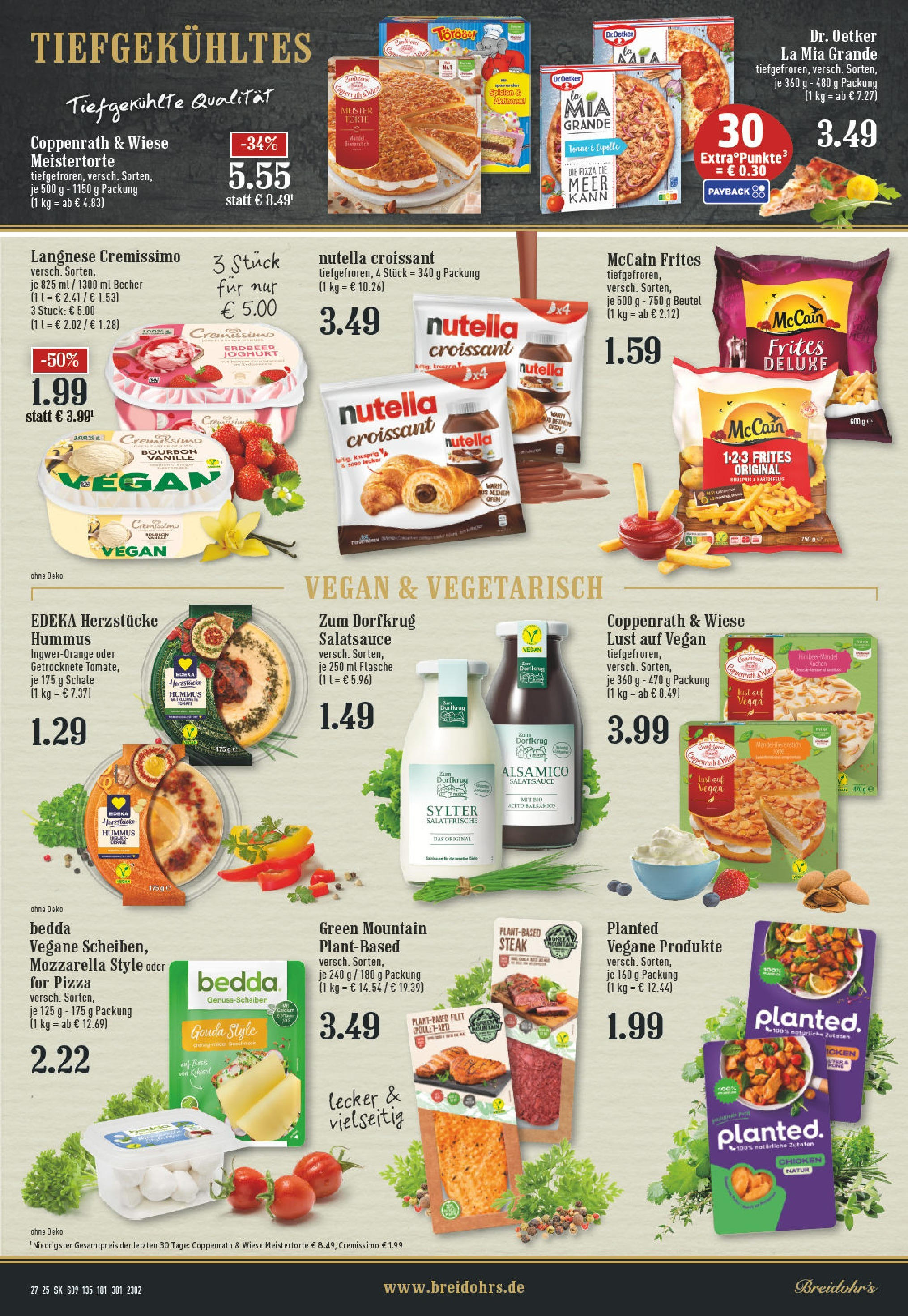 Edeka prospekt Hilden	 (ab 29.06.2025) » Angebote Online | Seite: 9 | Produkte: Langnese cremissimo, Cremissimo, Dressing, McCain