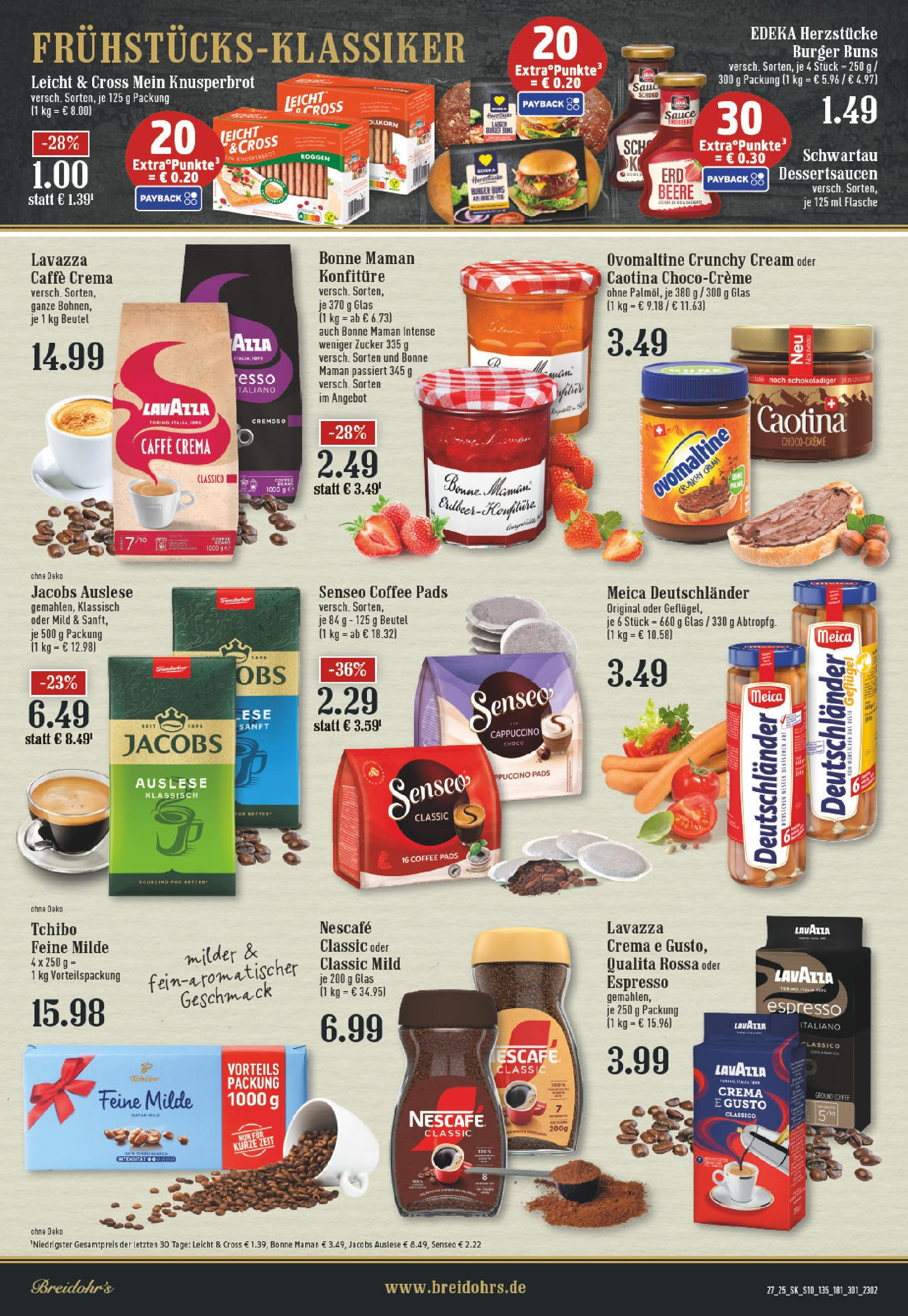Edeka prospekt Hilden	 (ab 29.06.2025) » Angebote Online | Seite: 10 | Produkte: Senseo, Lavazza, Meica, Zucker