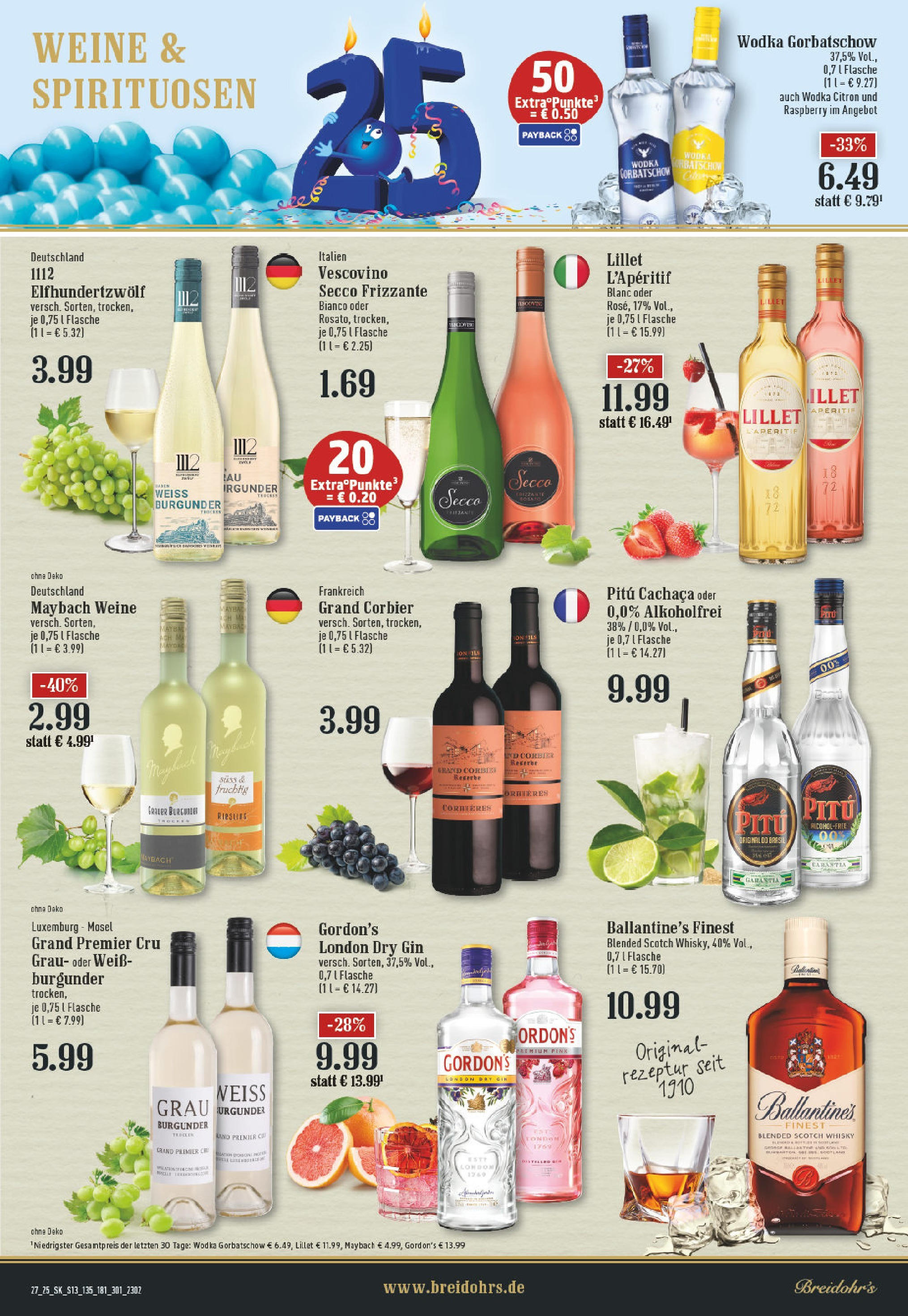 Edeka prospekt Hilden	 (ab 29.06.2025) » Angebote Online | Seite: 13 | Produkte: Wodka gorbatschow, Vodka, Gin, Wodka