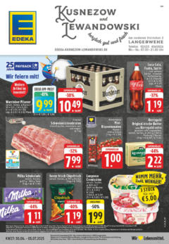 Edeka prospekt Langerwehe	 gültig ab dem 29.06.2025