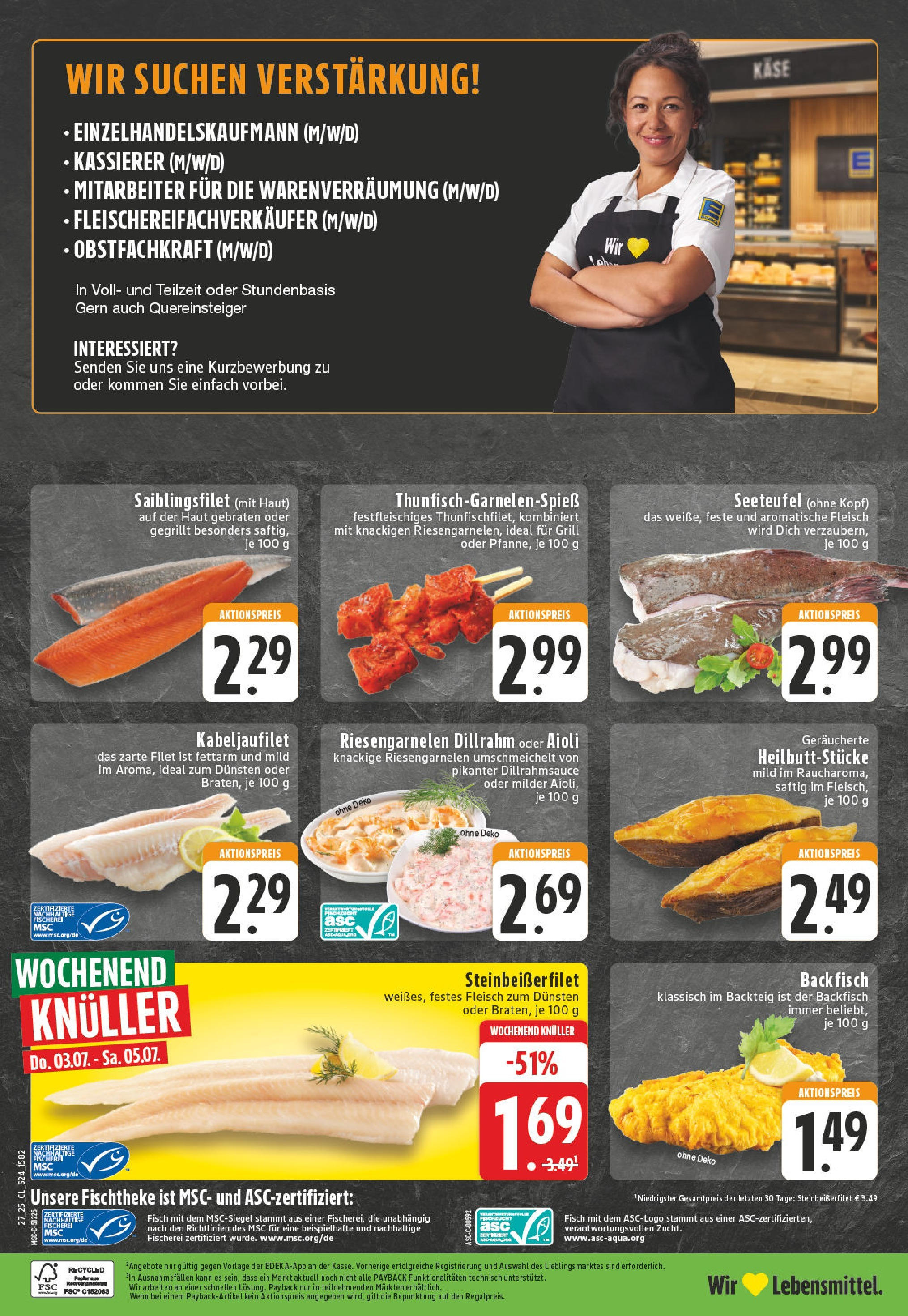 Edeka prospekt Oelde	 (ab 29.06.2025) » Angebote Online | Seite: 24 | Produkte: Grill, Käse, Fisch, Fleisch
