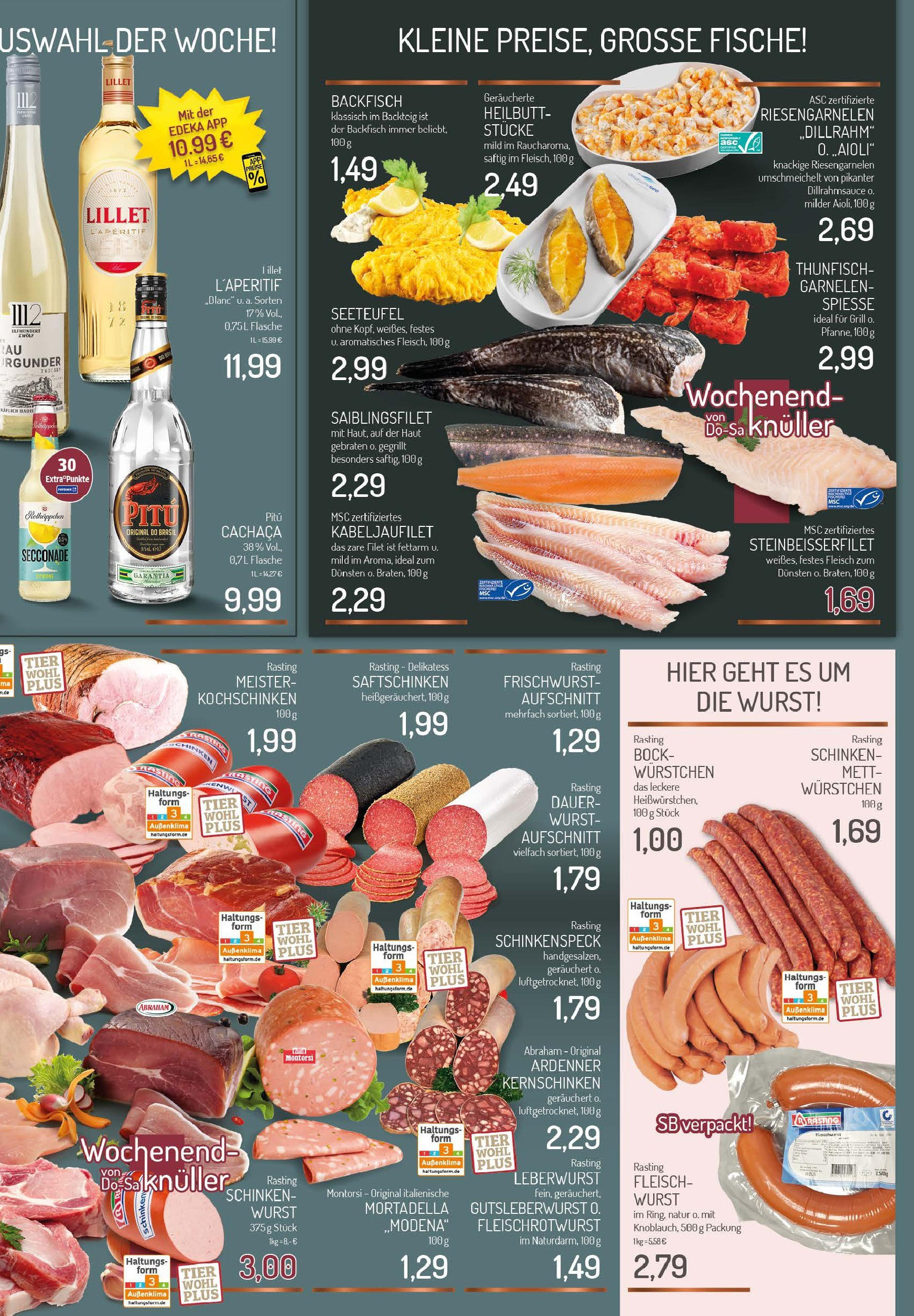 Edeka prospekt Essen - Rüttenscheid	 (ab 29.06.2025) » Angebote Online | Seite: 3 | Produkte: Grill, Thunfisch, Lillet, Wurst