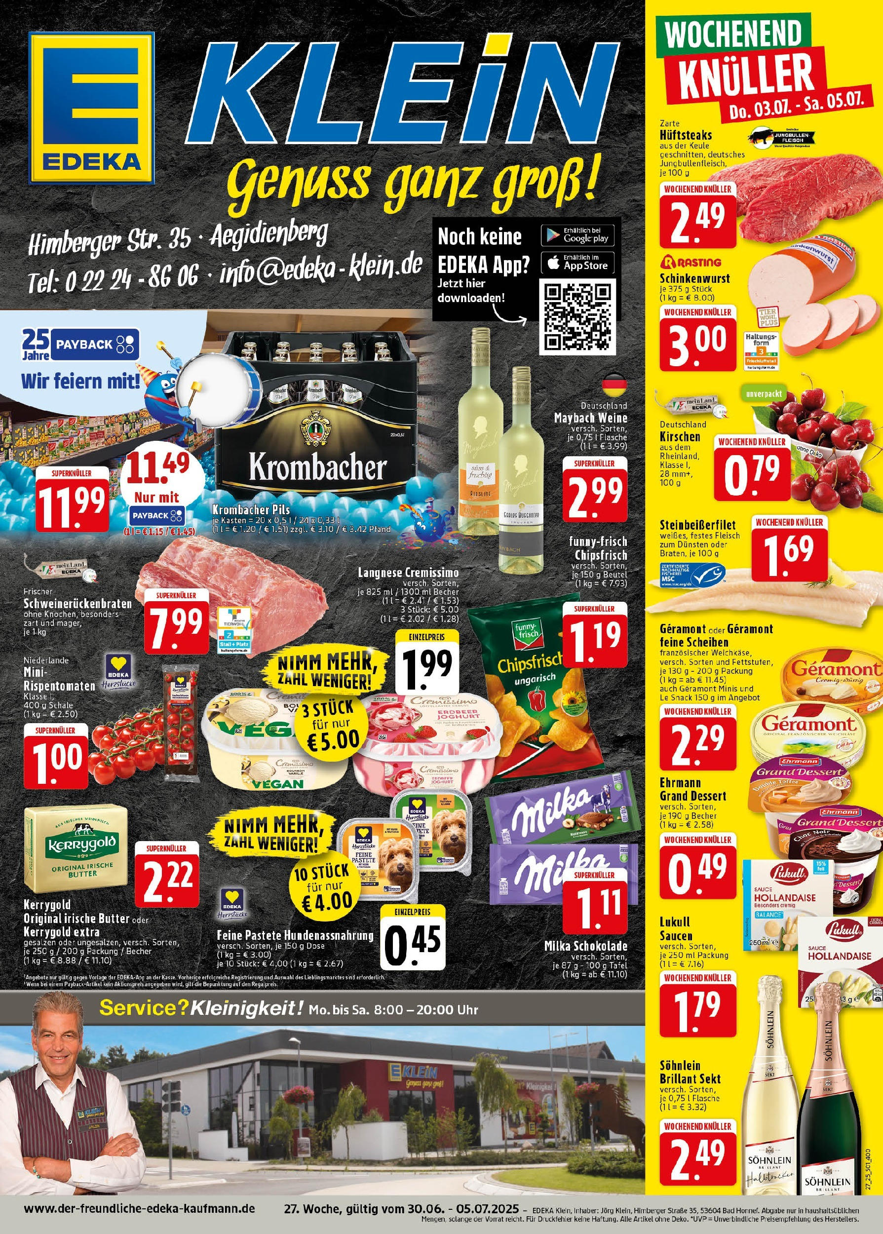 Edeka prospekt Bad Honnef	 (ab 29.06.2025) » Angebote Online | Seite: 1