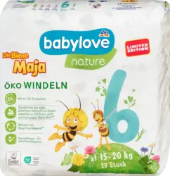 babylove nature Windeln Die Biene Maja Gr. 6 XL (15-20 kg)
