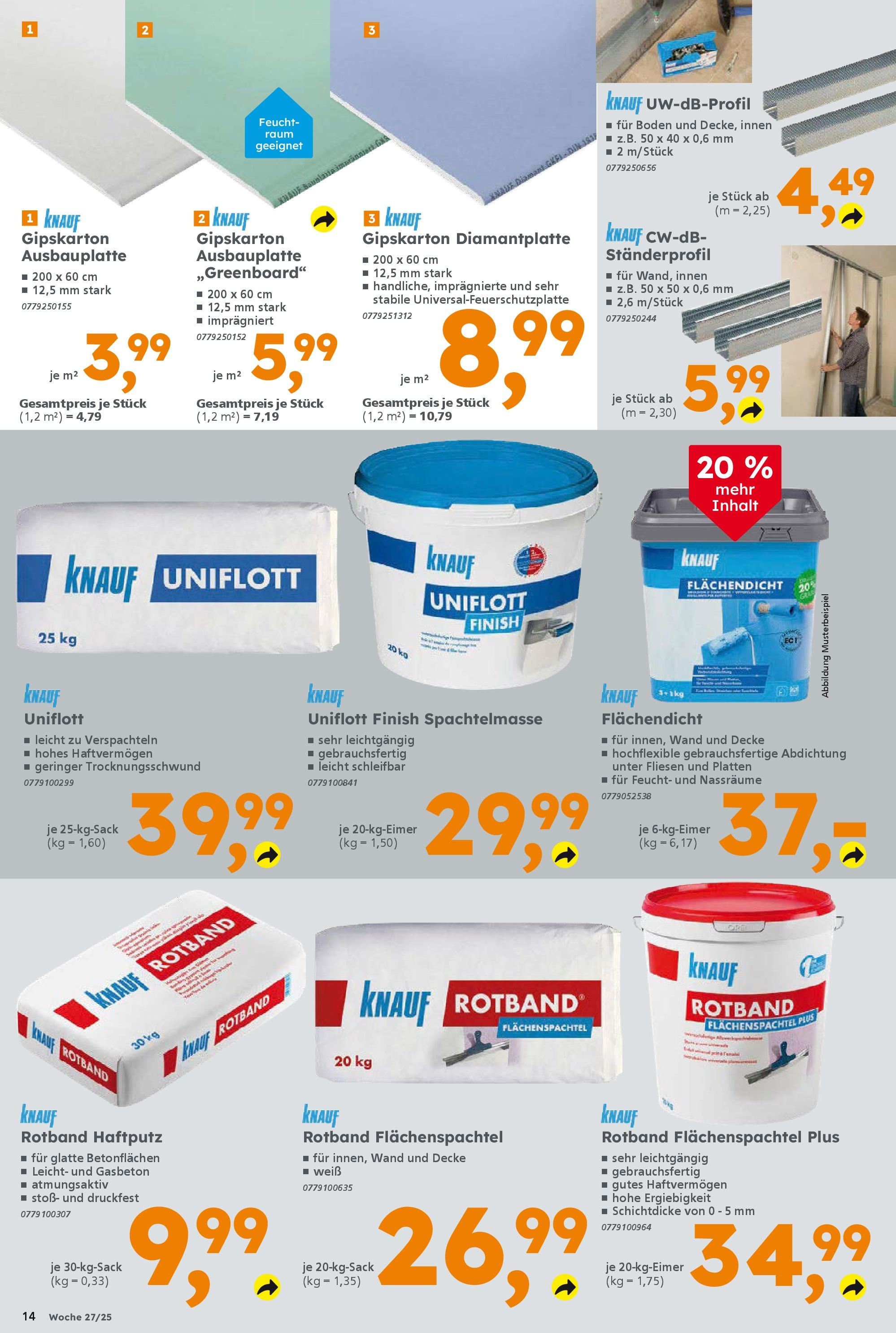 Globus Baumarkt prospekt Ilmenau	 (ab 29.06.2025) zum Blättern | Seite: 14 | Produkte: Decke, Finish