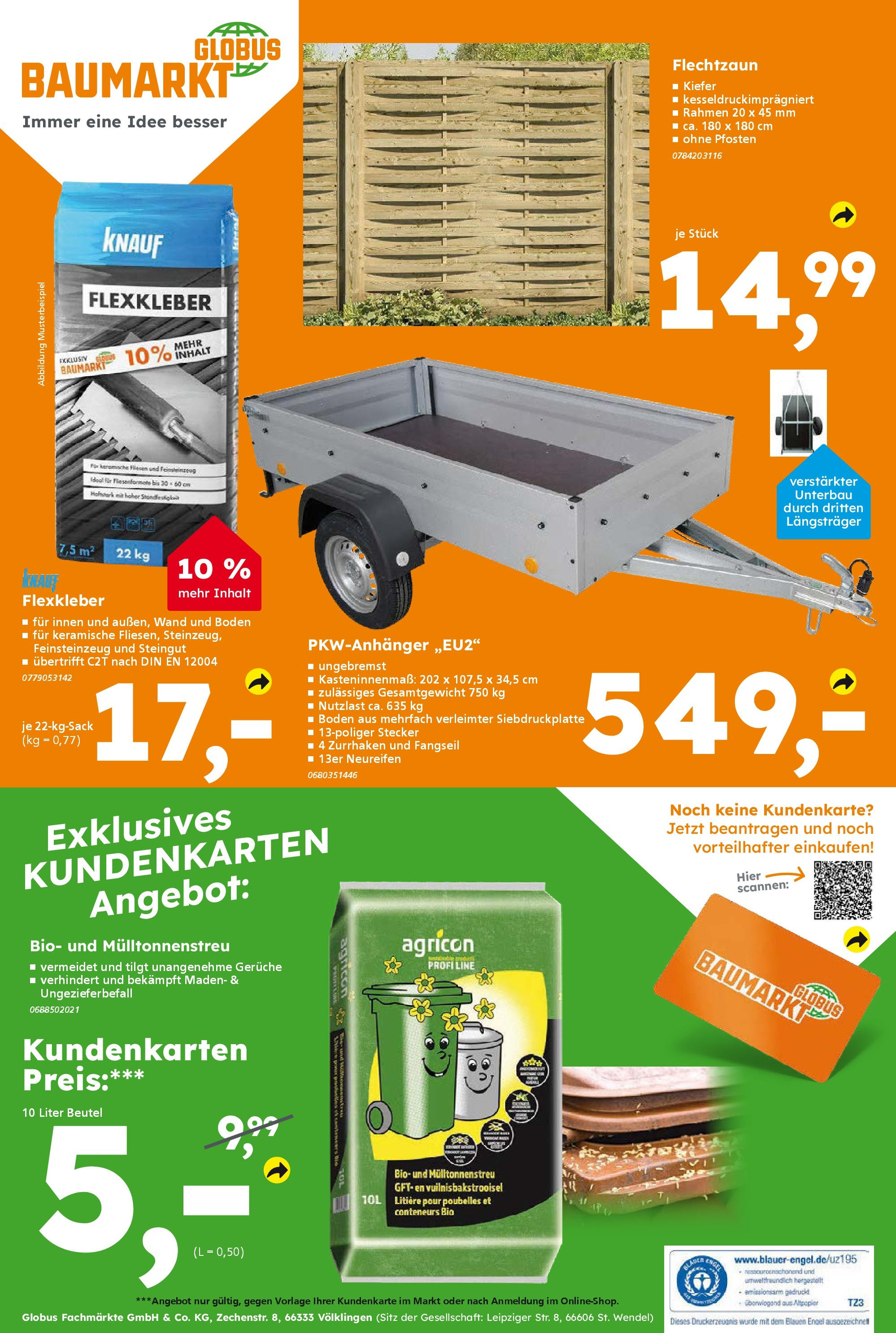 Globus Baumarkt prospekt Ilmenau	 (ab 29.06.2025) zum Blättern | Seite: 23