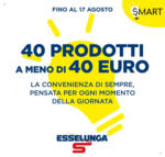 Esselunga Smart - 40 Prodotti a meno di 40 Euro - al 17.08.2025