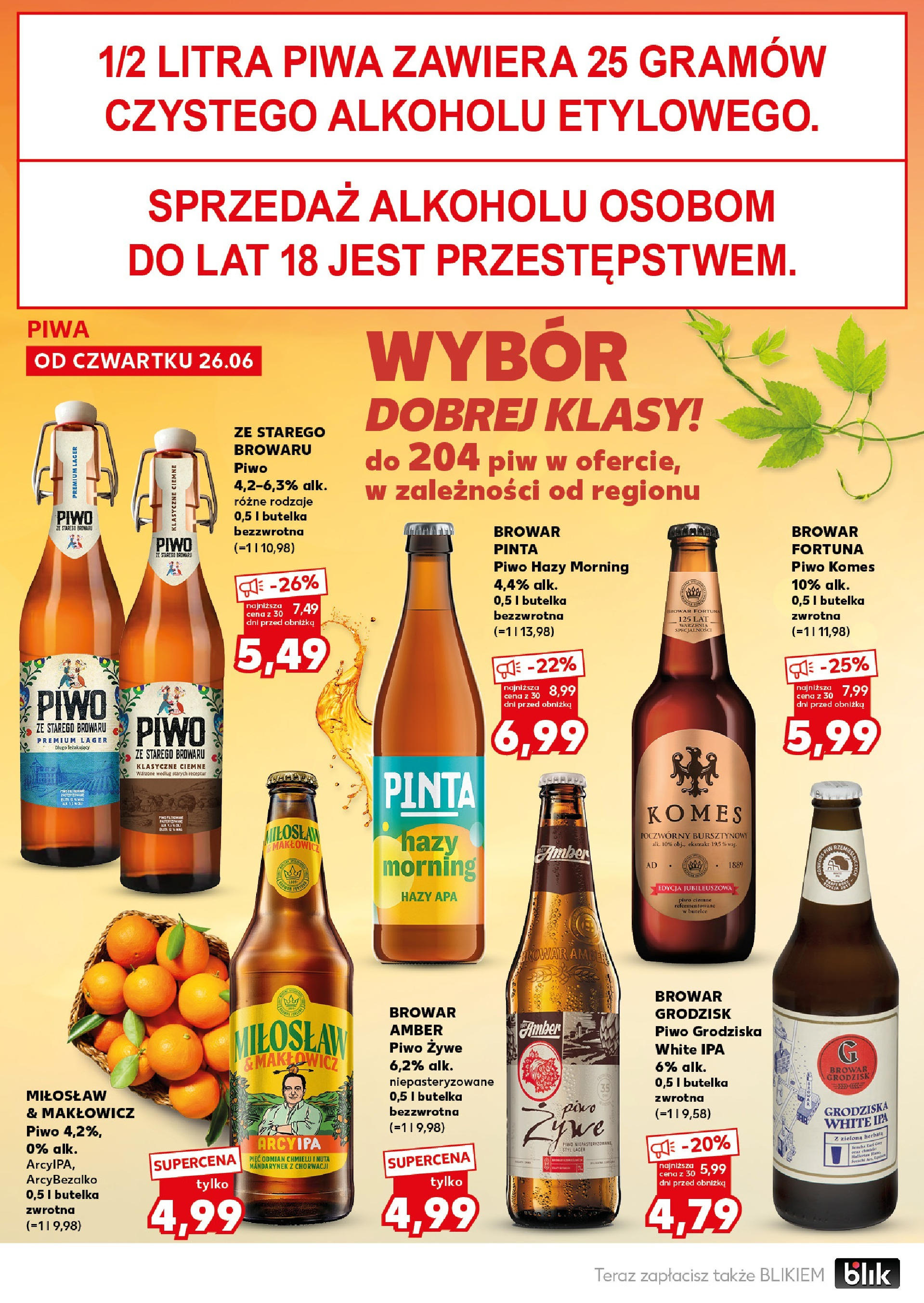 Kaufland gazetka - Super weekend od 28.06.2025 - od jutra PDF | Strona: 20 | Produkty: Piwo
