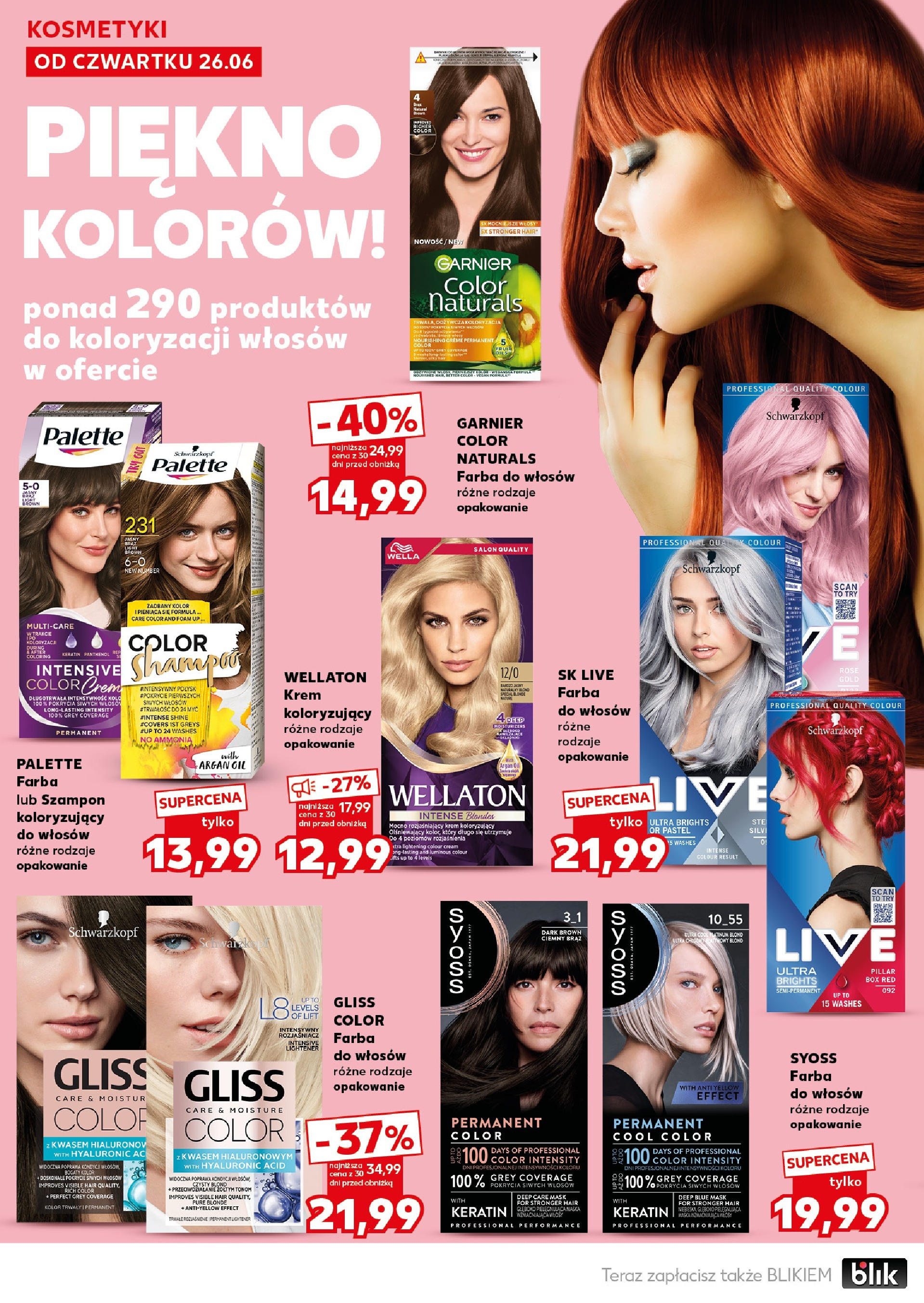 Kaufland gazetka - Super weekend od 28.06.2025 - od jutra PDF | Strona: 22 | Produkty: Farba do włosów, Kosmetyki, Szampon, Krem