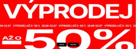 Výprodej až o -50%