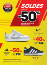 Sport 2000 SOLDES jusqu'à -50% - au 22.07.2025