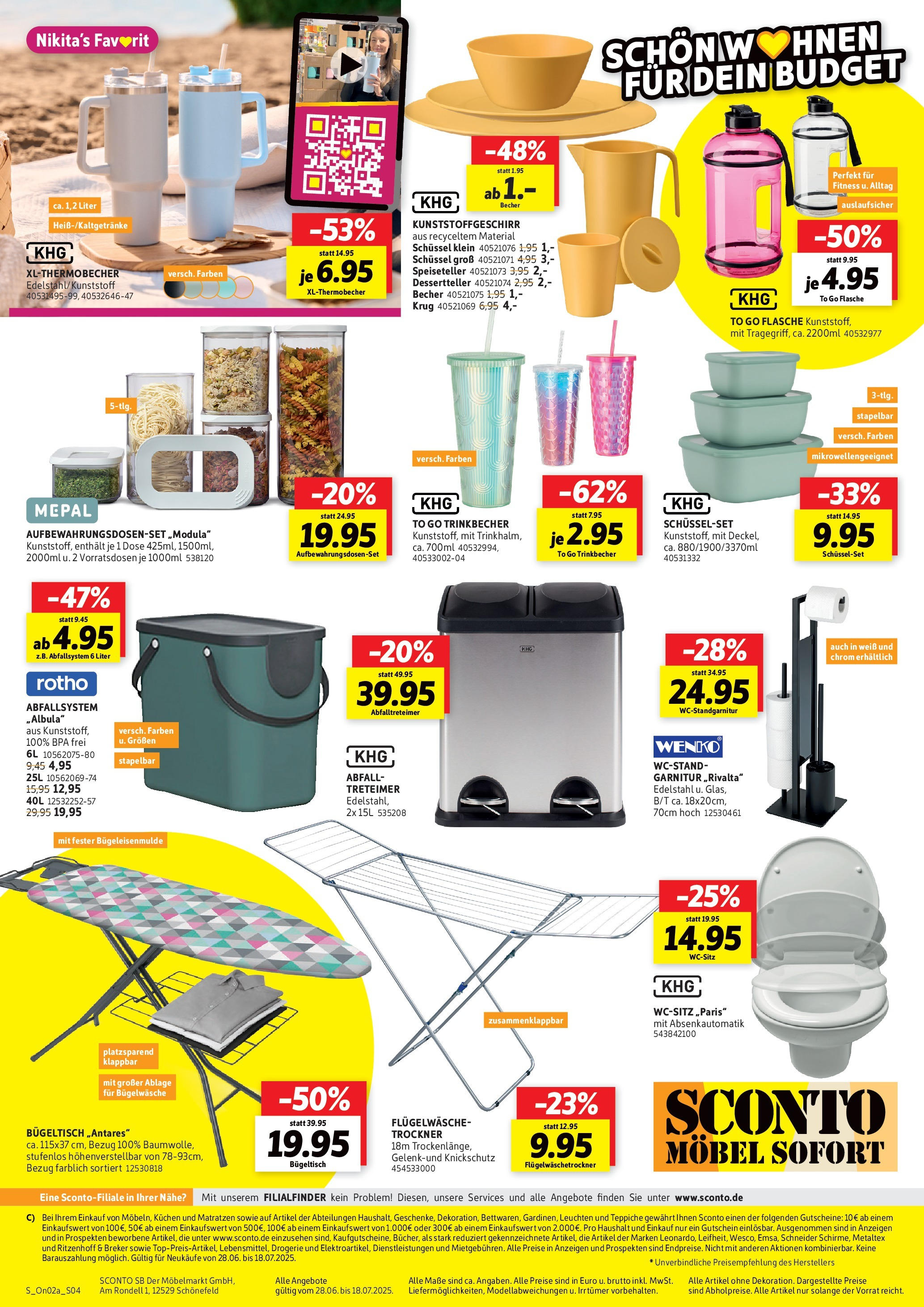 Sconto - SCONTO: Prospekt (ab 28.06.2025) zum Blättern | Seite: 4 | Produkte: Trockner, Kuchen