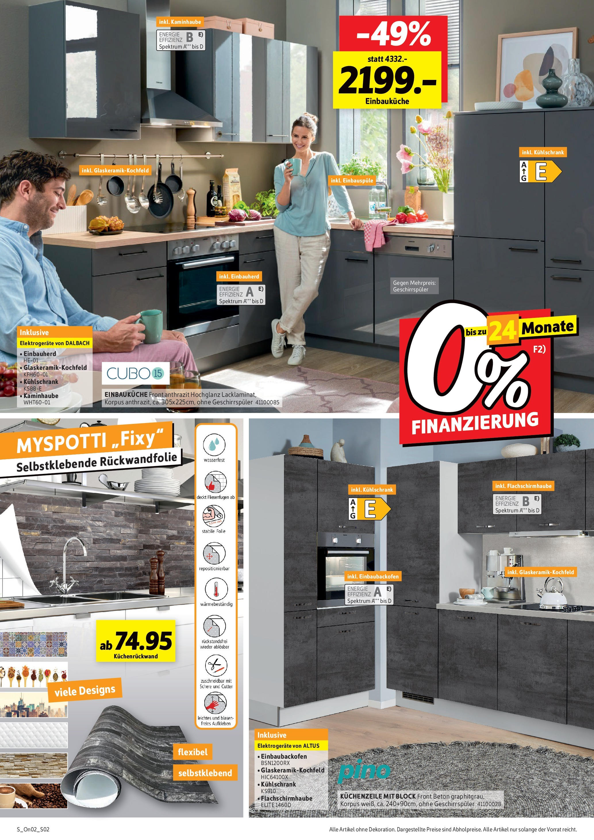 Sconto - SCONTO: Prospekt (ab 28.06.2025) zum Blättern | Seite: 2 | Produkte: Cutter, Geschirrspüler, Einbauküche, Kühlschrank