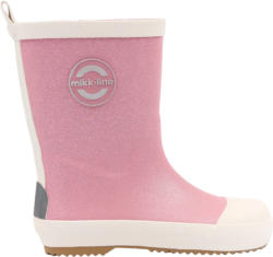 Mikk-Line Gummistiefel mit Glitzer, rosa & beige, Gr. 26/27