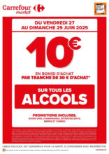 CE WEEK-END, OPERATION BON D’ACHAT SUR L’ALCOOL