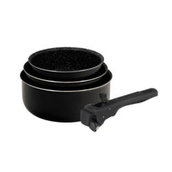 BERGNER Topfset Click & cook black