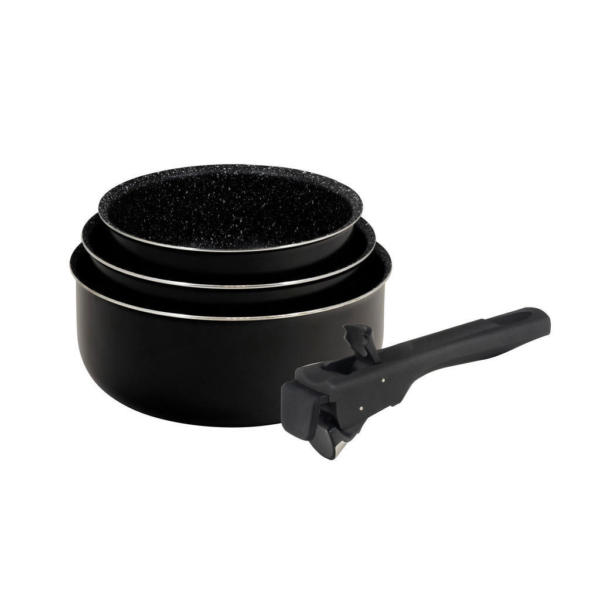 BERGNER Topfset Click & cook black