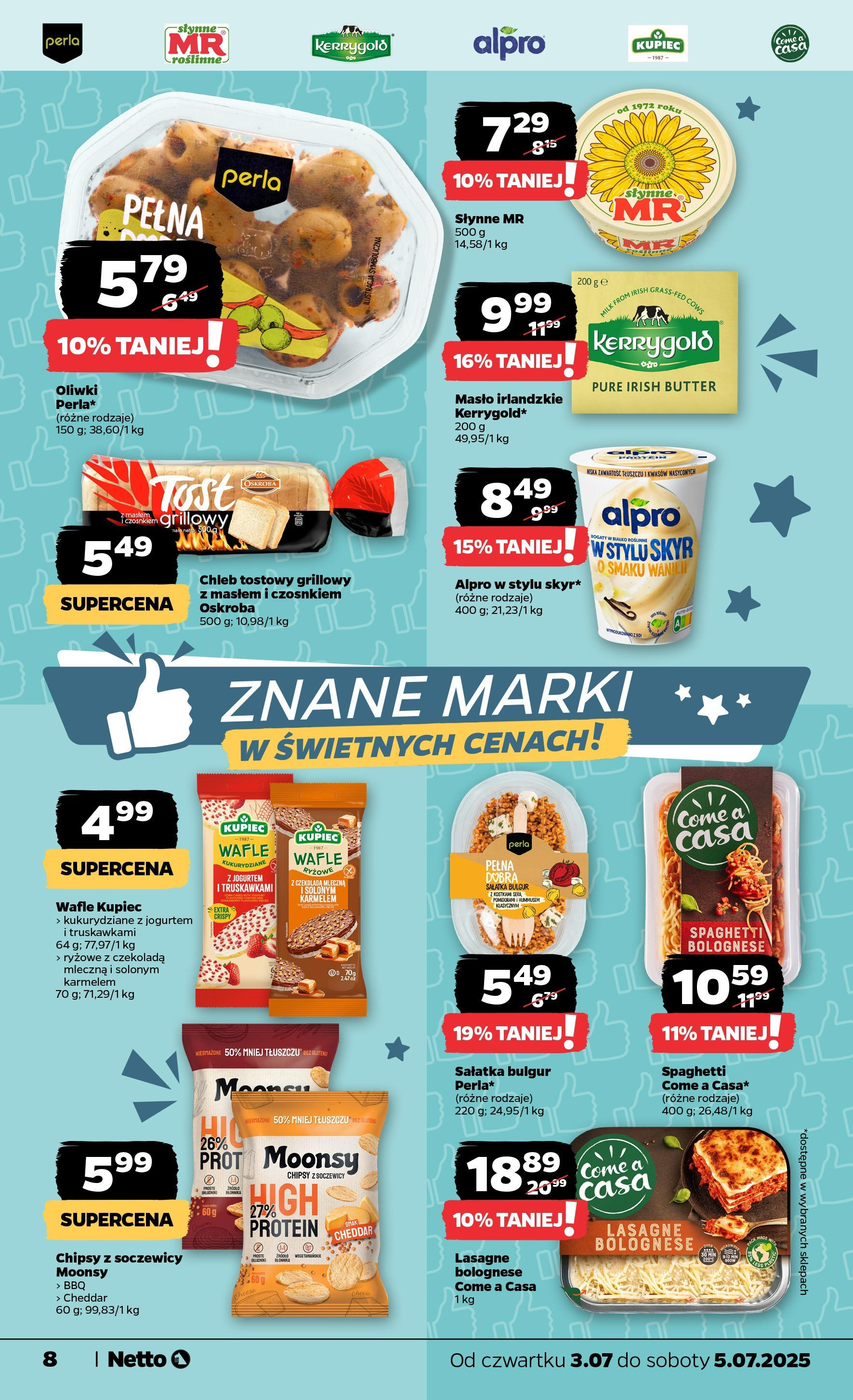 Netto gazetka - Spożywcza od 03.07.2025 - Aktualne promocje | Strona: 8 | Produkty: Chipsy, Alpro, Bulgur, Czekolada