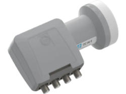 Wisi OC 06E QUAD LNC 40MM, M. INTEGR. Multischalter, 0,3 DB rauschmass; LNB
