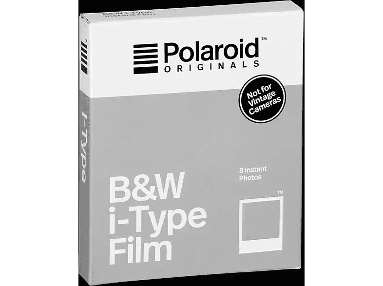 Polaroid Originals Sofortbildfilm B&W i-Type Film für 8 Fotos