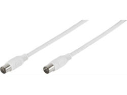 Vivanco 44047 Sat Kabel, Koax-Stecker/ Koax-Kupplung, 3m, 90dB; Antennenkabel