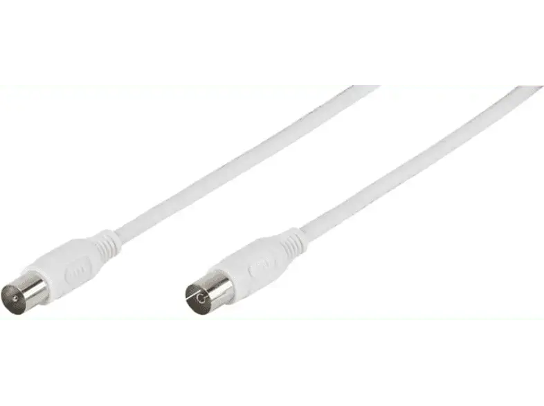 Vivanco 44049 Sat Kabel, Koax-Stecker/ Koax-Kupplung, 10m, 90dB; Antennenkabel